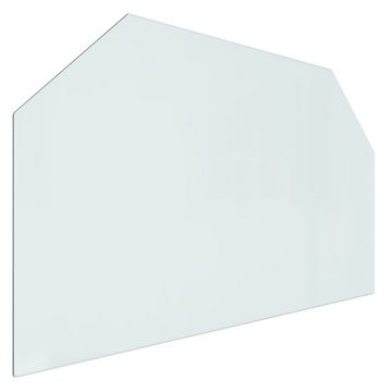 vidaXL Tischplatte Kaminofen Glasplatte Sechseck 100x60 cm (1 St)