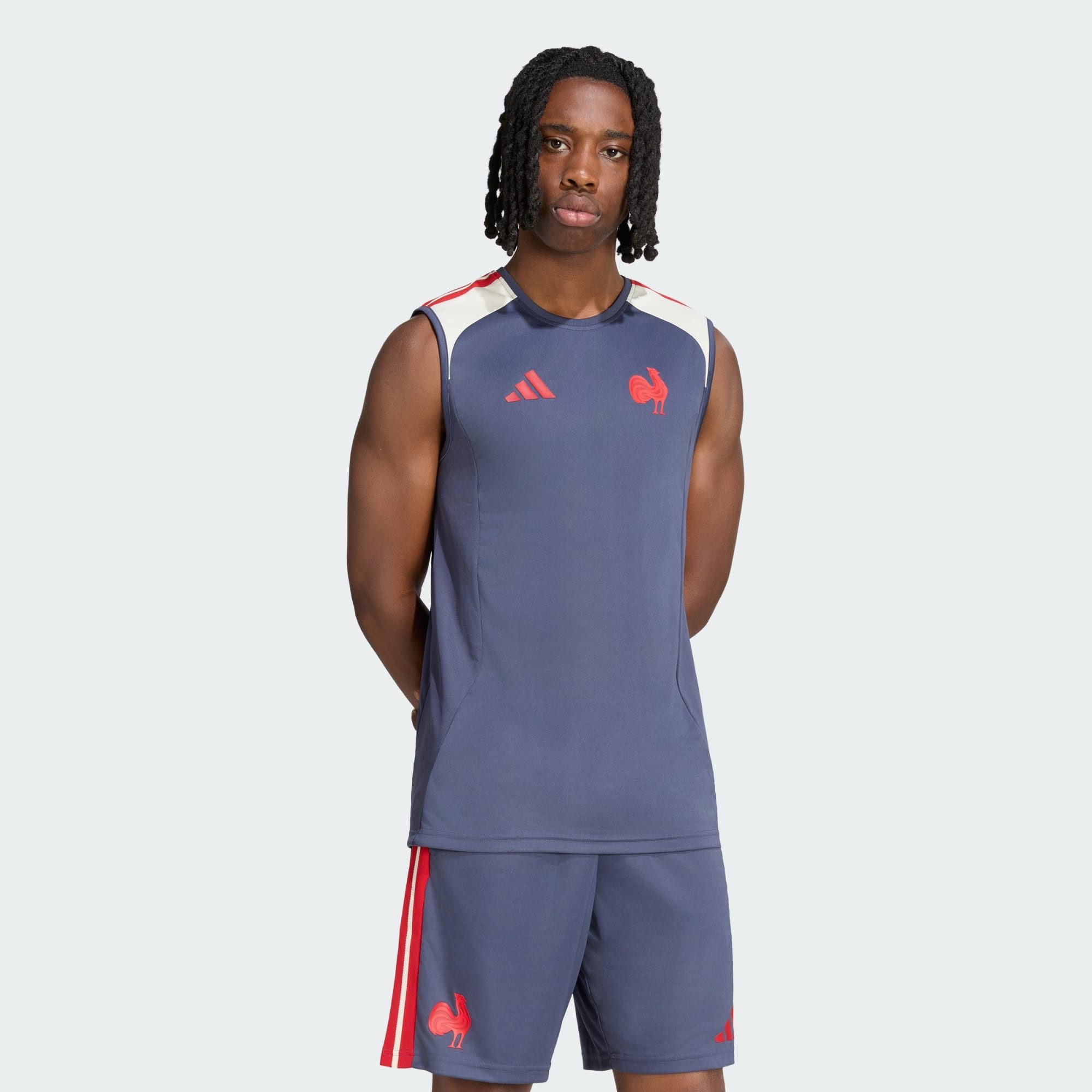 adidas Performance Rugbytrikot FRANKREICH RUGBY SINGLET (1-tlg)