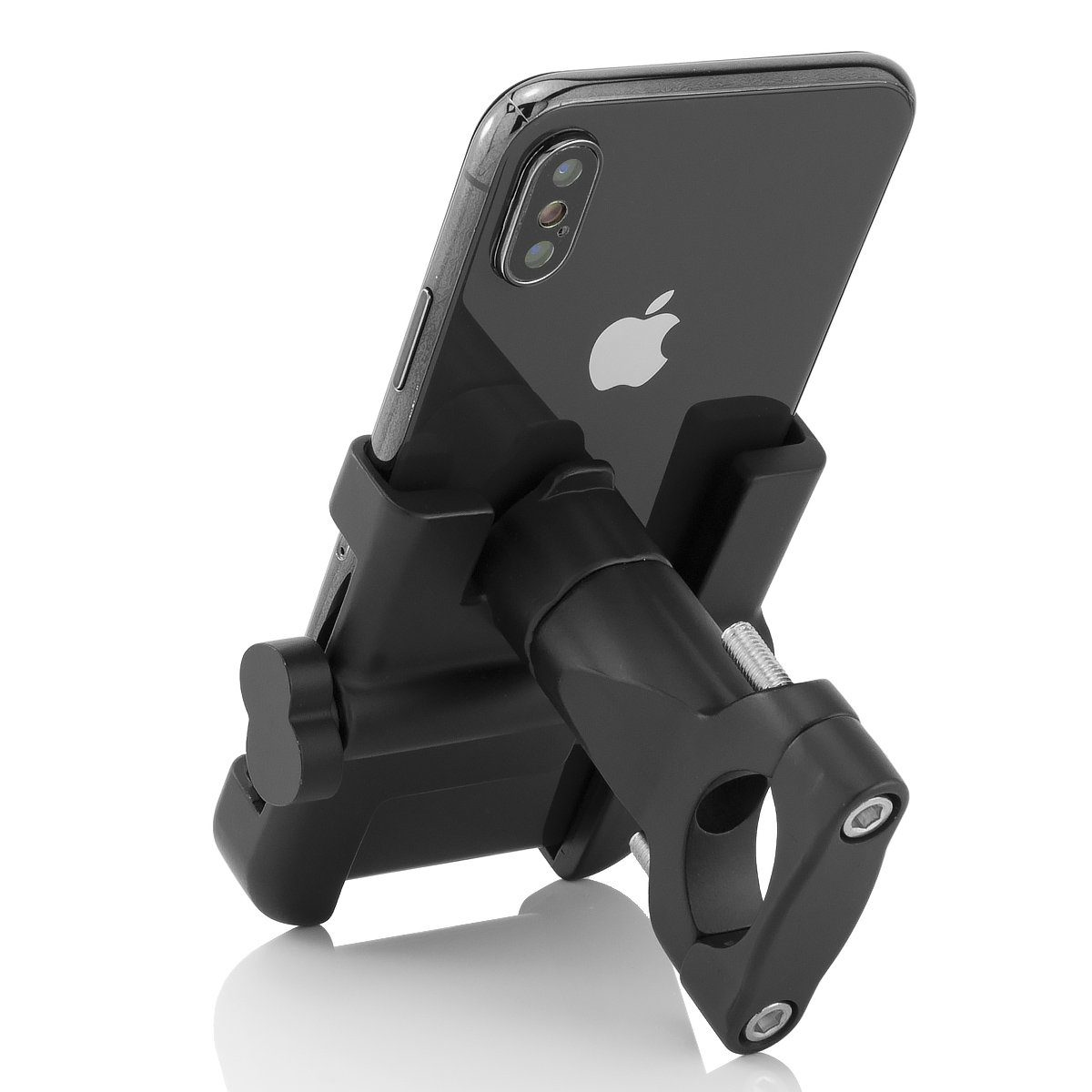 MidGard Smartphone-Halterung Aluminium Motorrad-/ Fahrradhalterung für Smartphones, Handy-Halterung