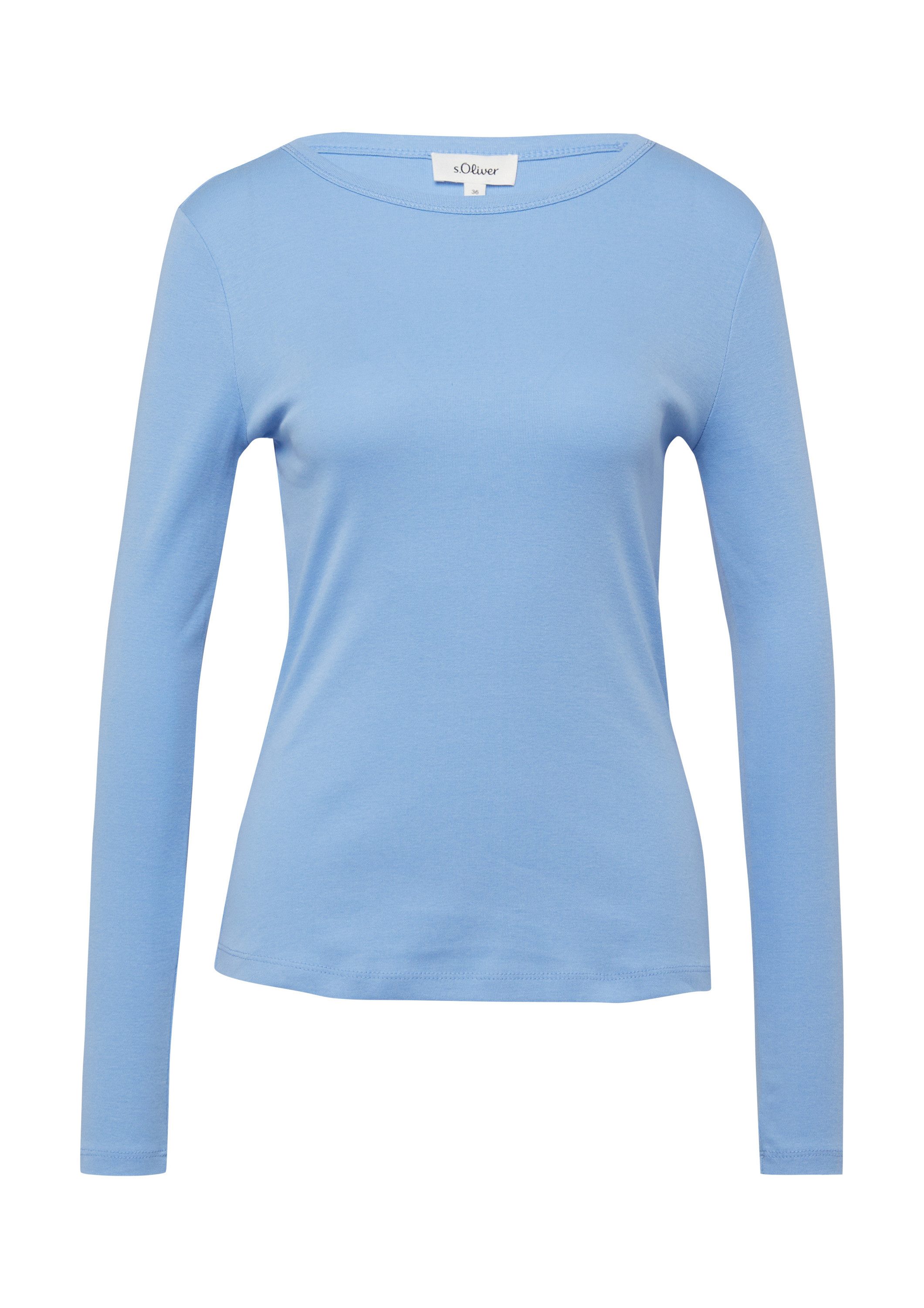 s.Oliver Langarmshirt T-Shirt Longsleeve im Slim Fit günstig online kaufen