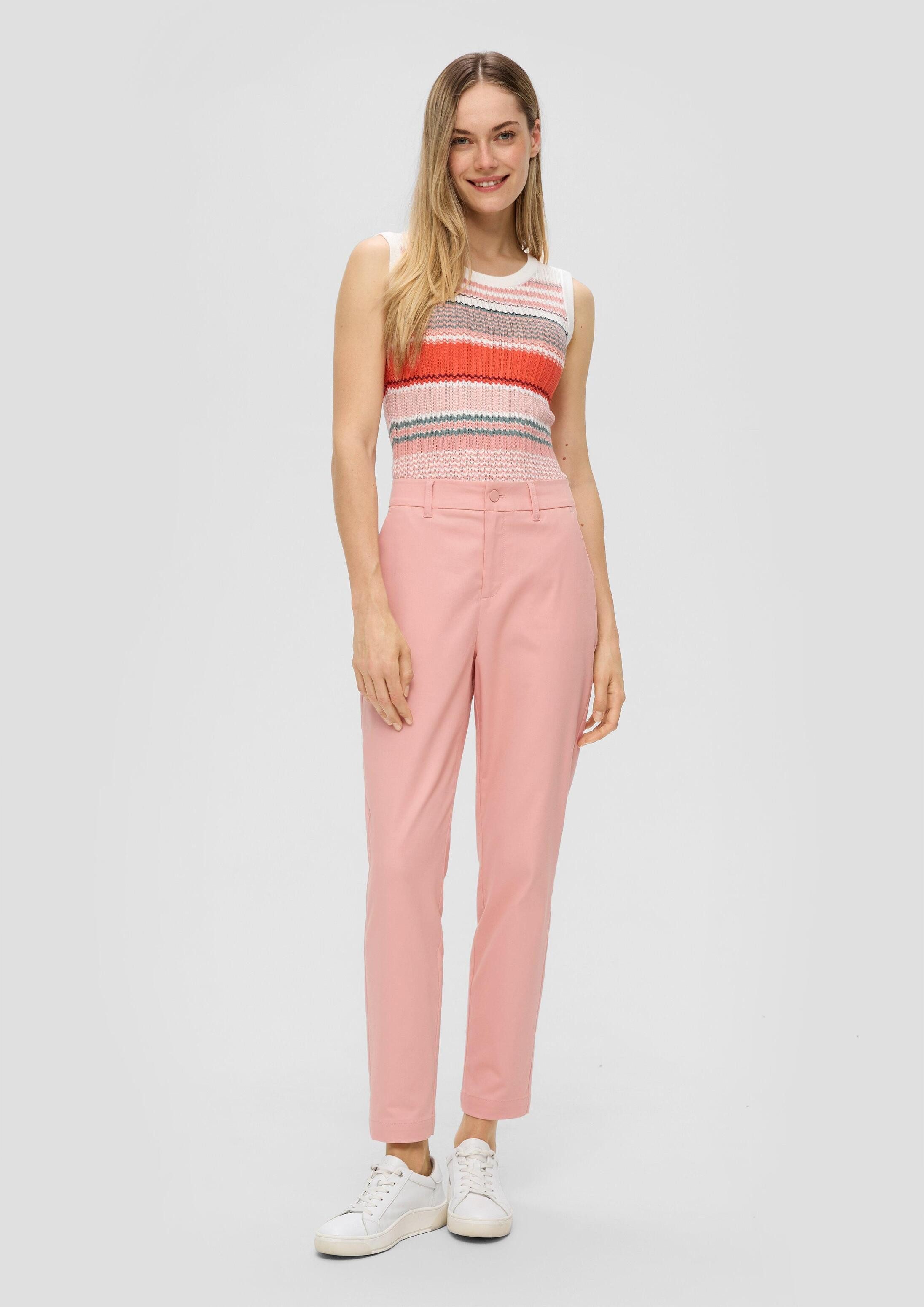 s.Oliver Jogginghose Hose Elastische Hose mit Tapered Leg