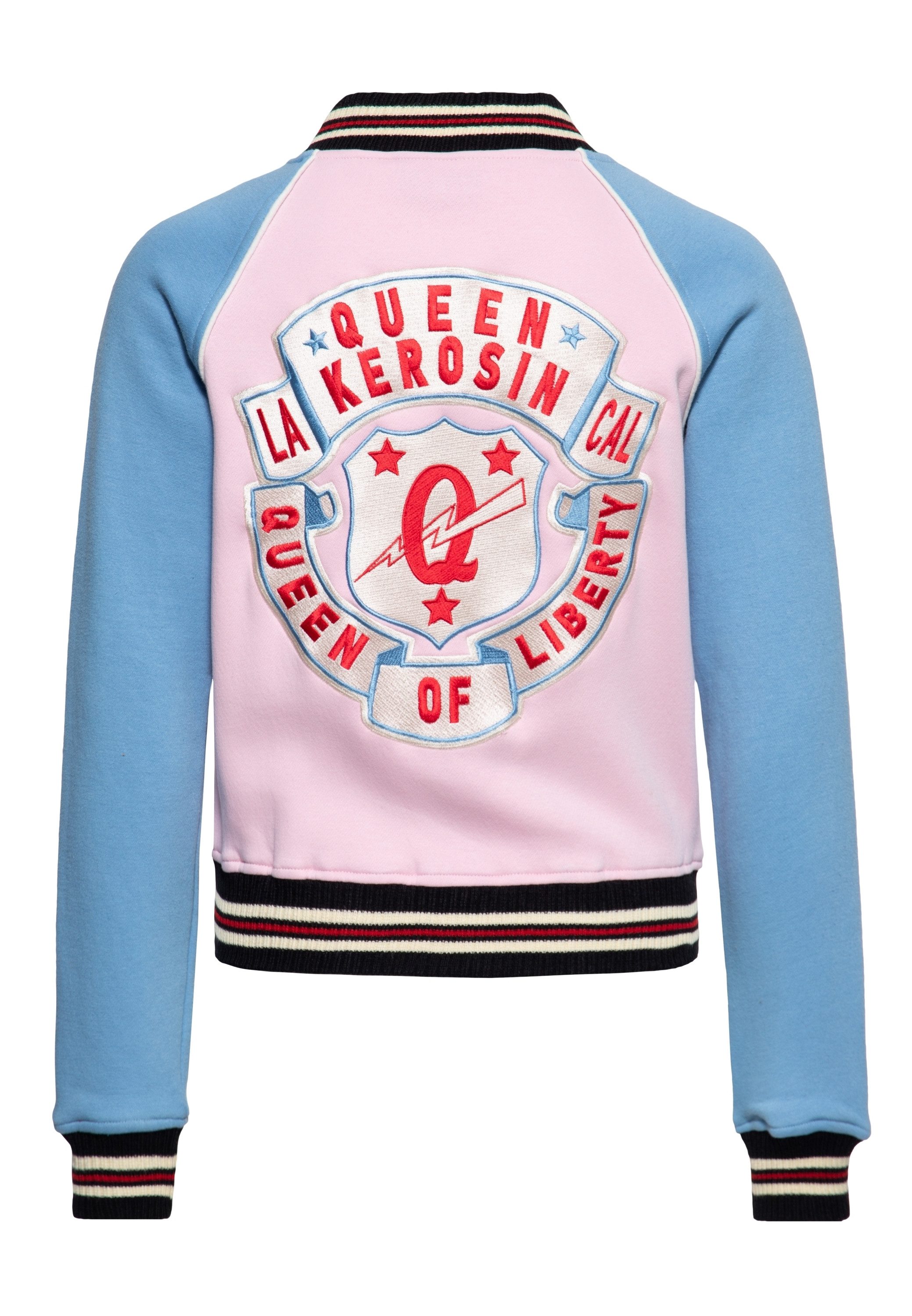 QueenKerosin Collegejacke Queen of Liberty (1-St) mit großer Rückenstickere günstig online kaufen