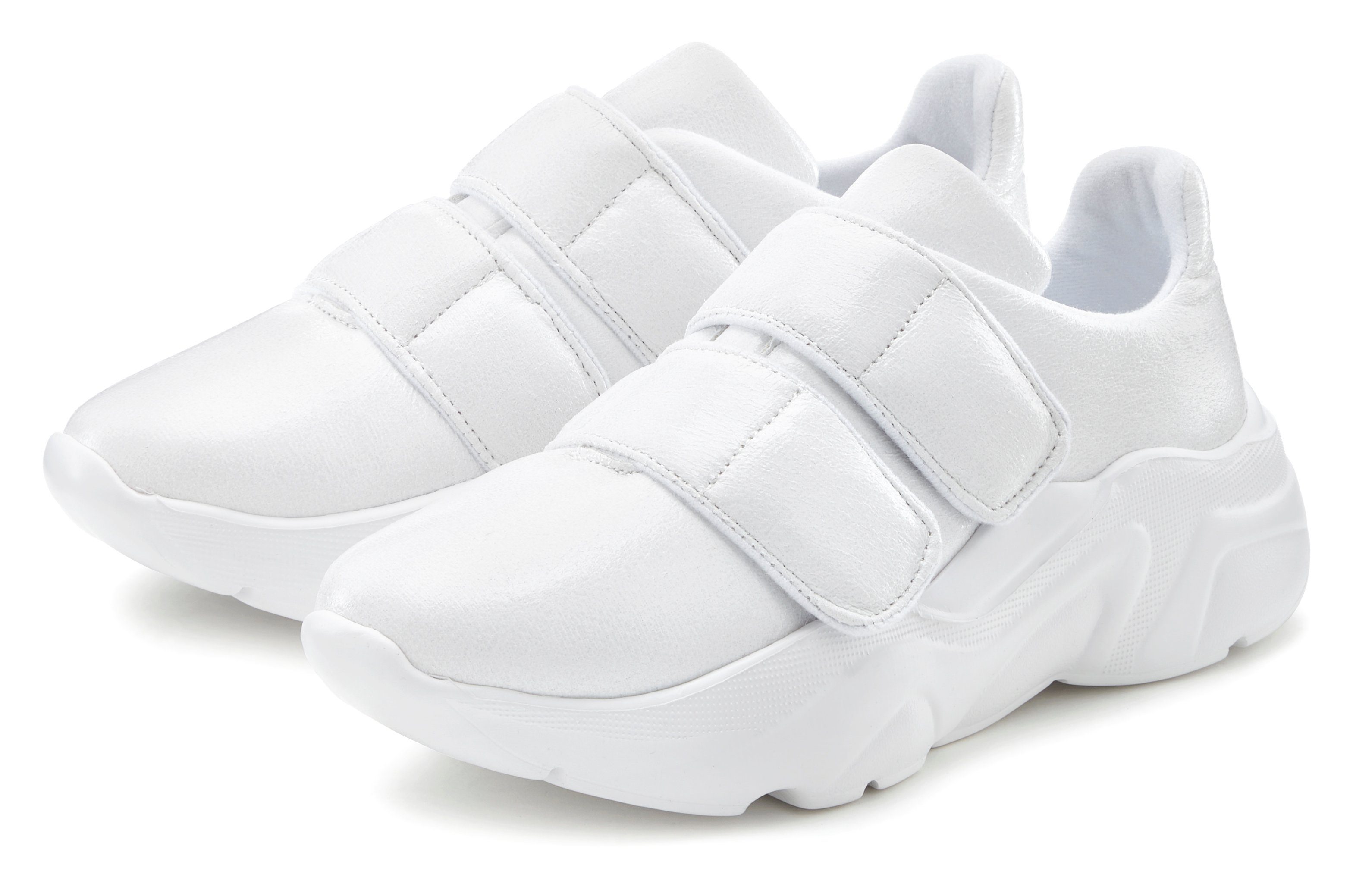 LASCANA Sneaker Freizeitschuh, Halbschuh mit Klettverschluss günstig online kaufen