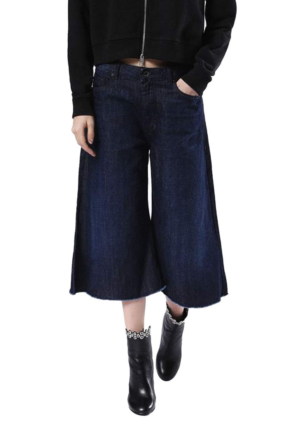 Diesel 3/4-Jeans Diesel DE-Ever 0676B Damen 3/4 Jeans Leinen