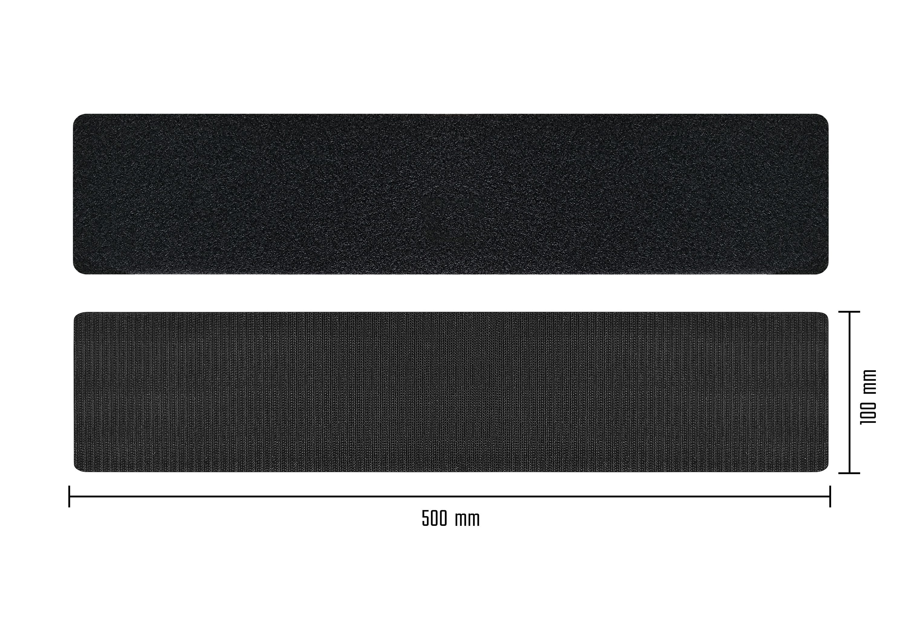 KLETT-IT Kennzeichenhalter für Auto rahmenlos Klett Original Klett-IT®, (2 Stück)