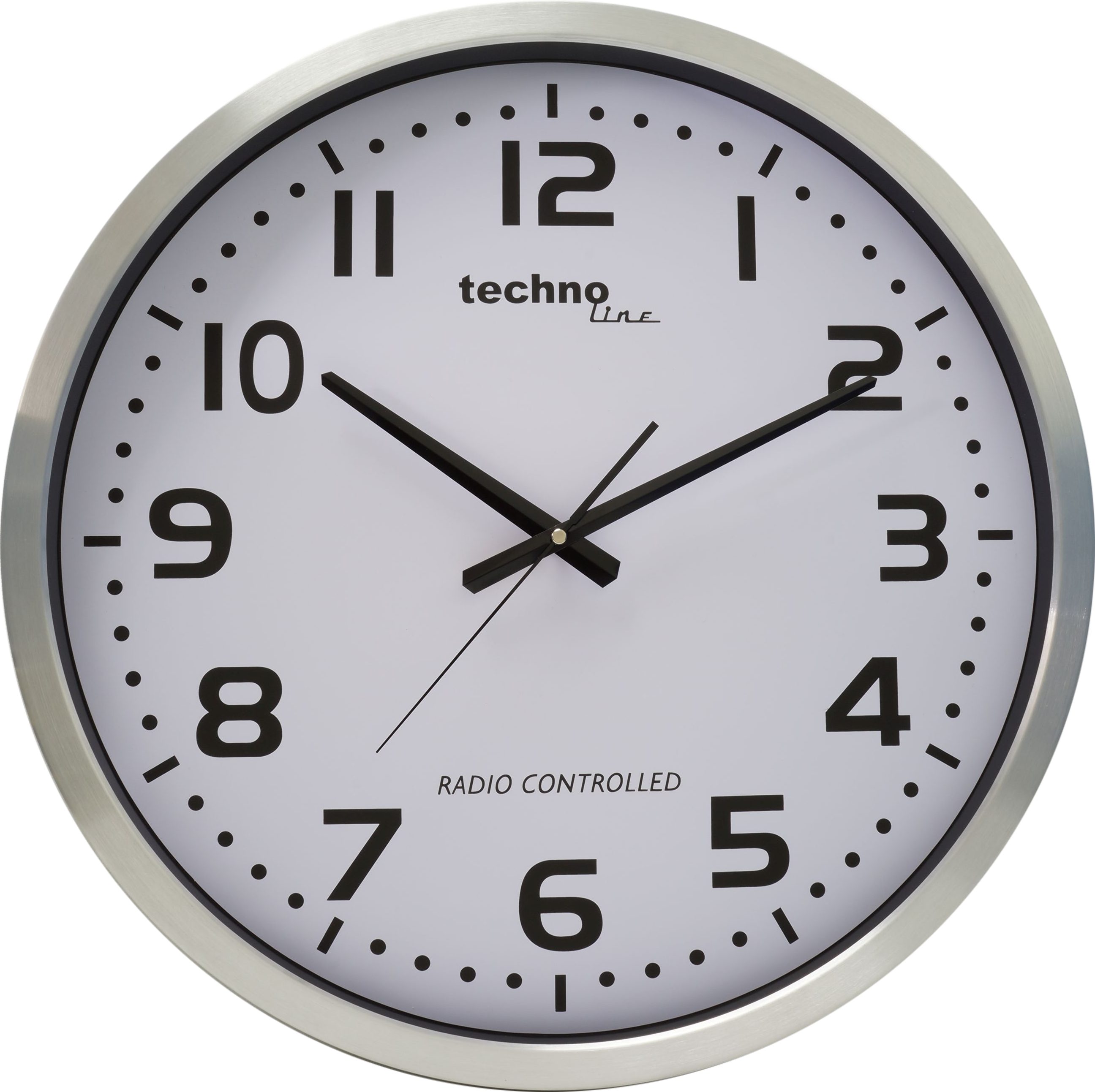 technoline Funkwanduhr WT 8995 (mit Metallrahmen) günstig online kaufen