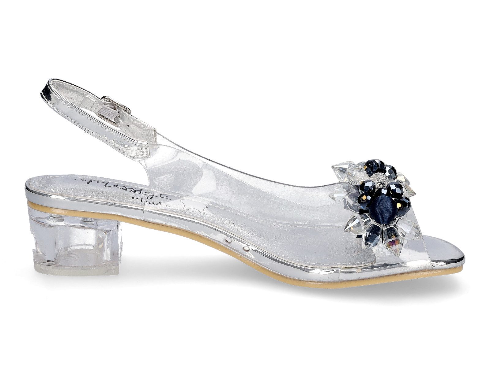 LAURA VITA Laura Vita Damen Sandalette silber Sandale – Bild 4 von 5