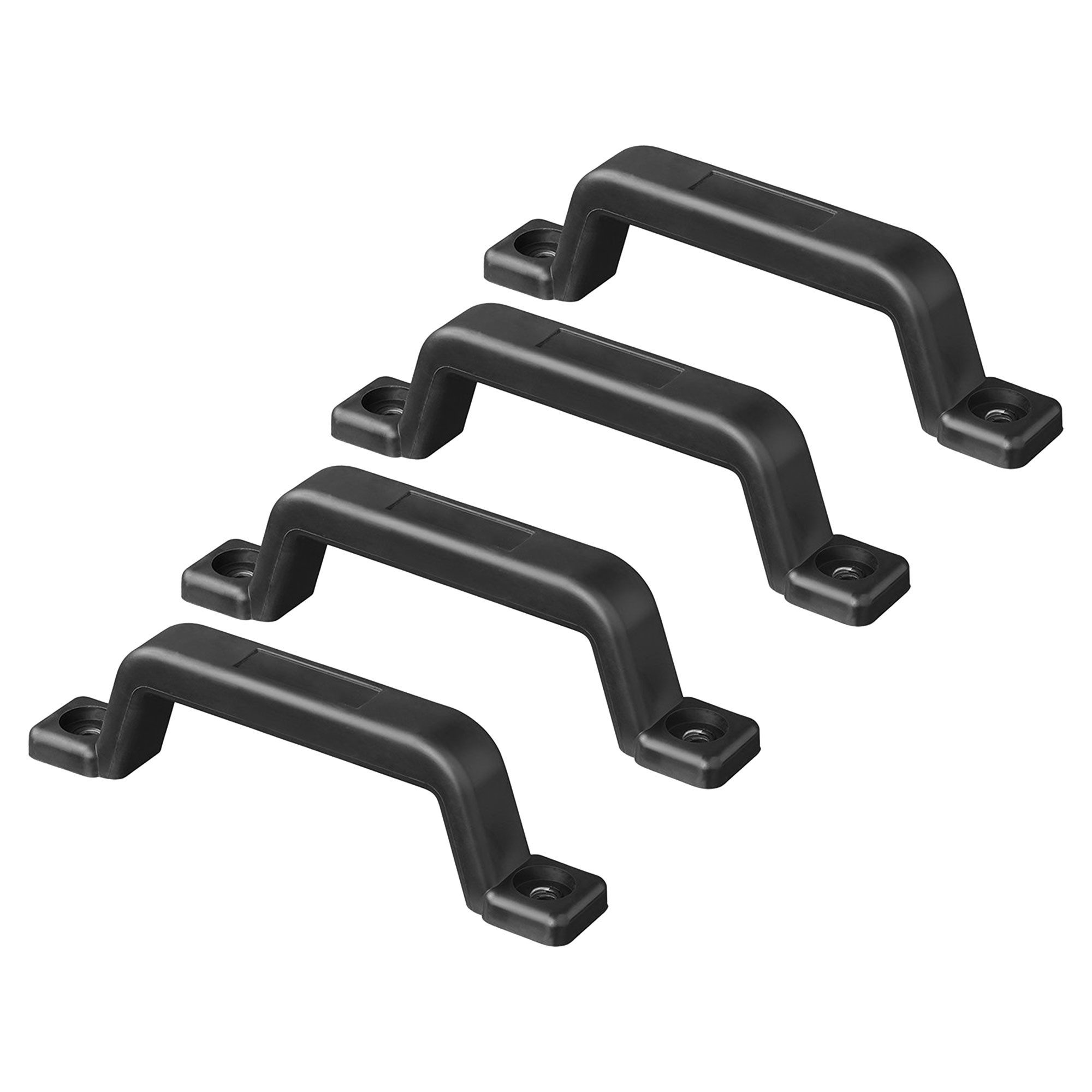 APT PKW-Anhänger 4er Set Handgriff für Anhänger 188 mm – Robuster Kunststoffgriff, Rang, k.A.