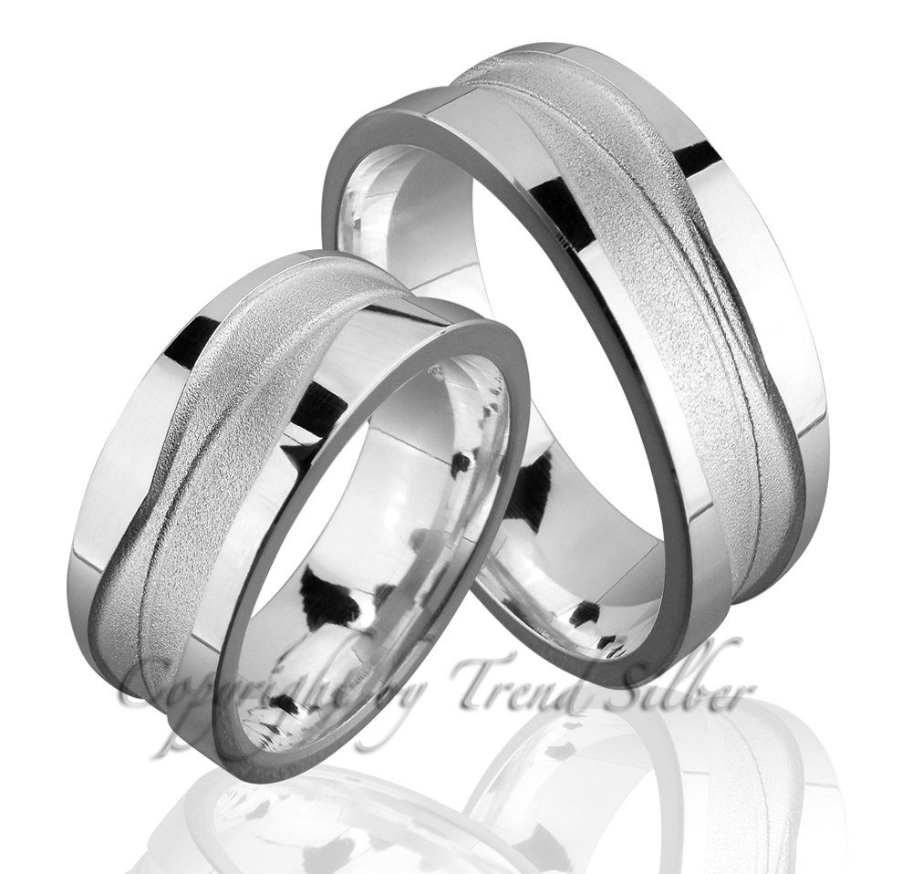 Verlobungsringe mit Hochzeitsringe und 925er Trauringe123 Partnerringe Stein, Trauring ohne Eheringe Trauringe J90 aus Silber
