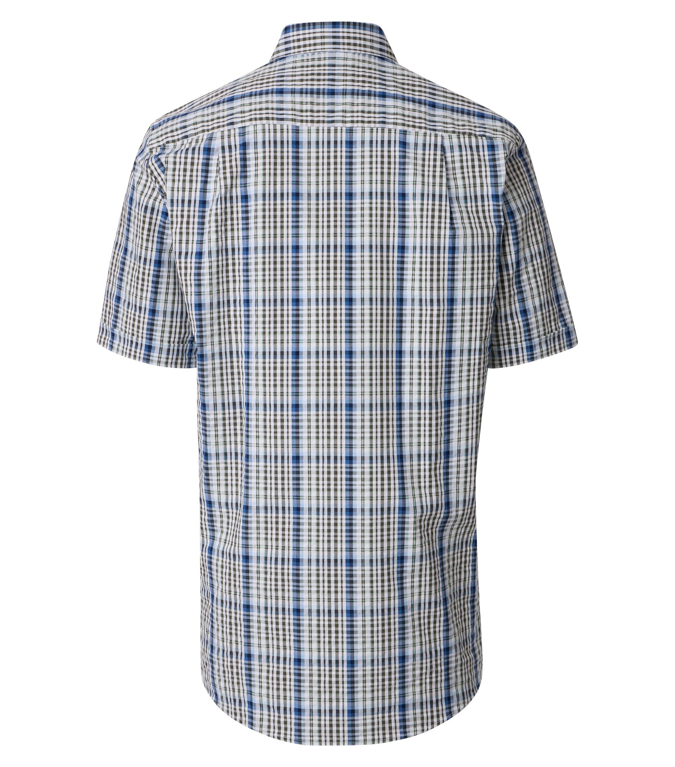 Redmond Kurzarmhemd kariert Comfort Fit