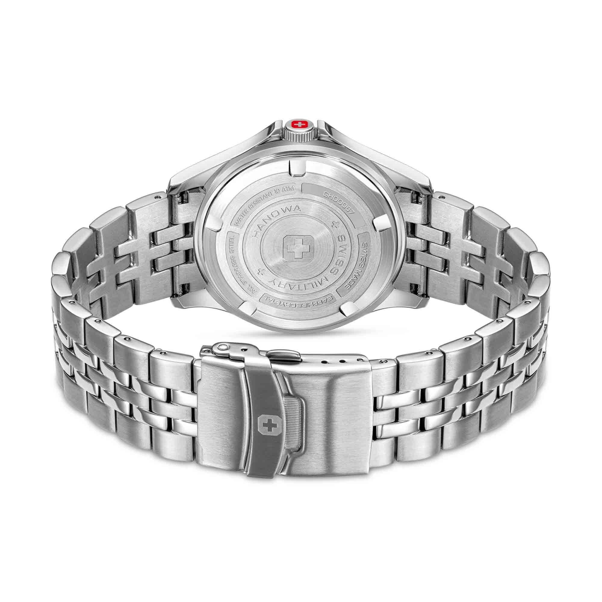 Swiss Military Hanowa Quarzuhr Quarzuhr Herrenuhr 42 mm Quarz Herren