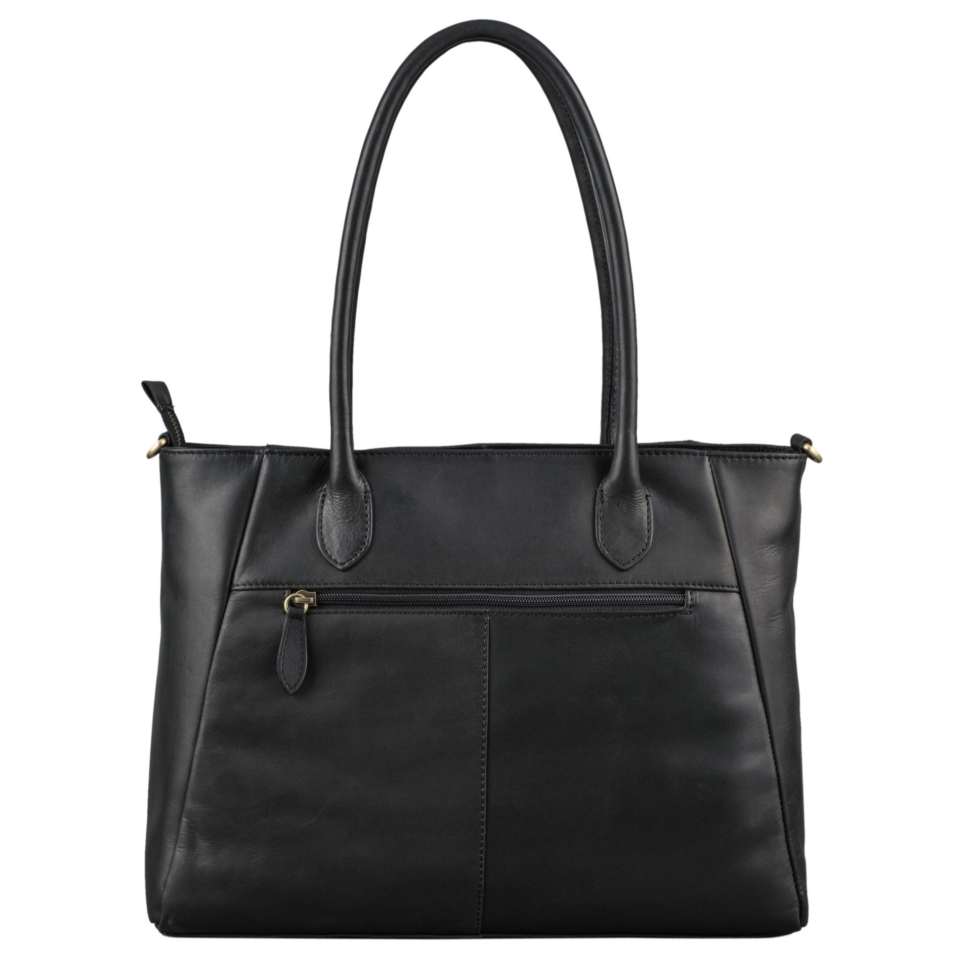 Benthill Handtasche Damen Echt Leder Damentasche Shopper Umhängetasche Schultertasche, Schultergurt / Umhängegurt Reißverschlussfach – Bild 5 von 5