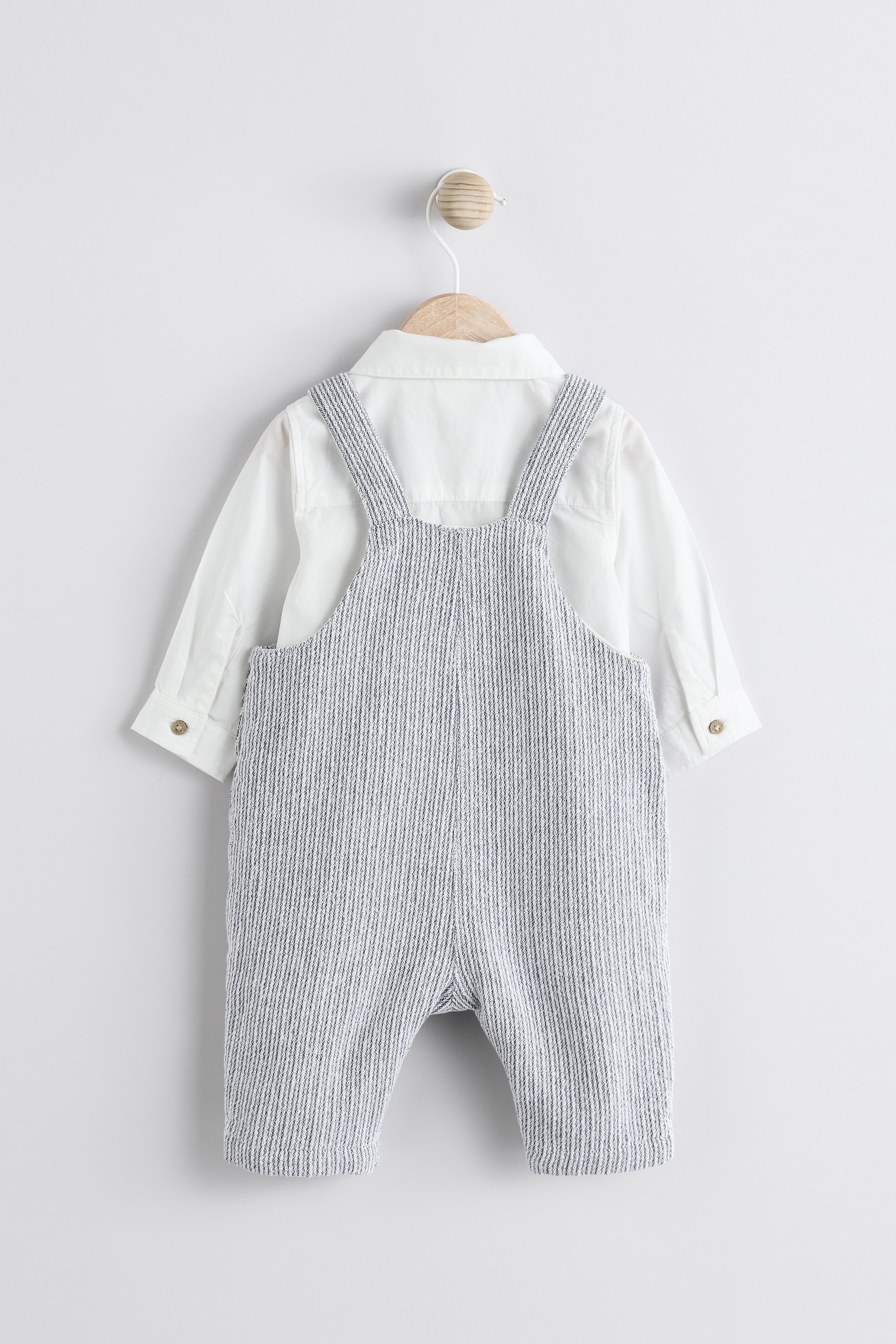 Next Body & Hose Baby-Latzhose und Bodysuit aus Baumwollgewebe (2-tlg)
