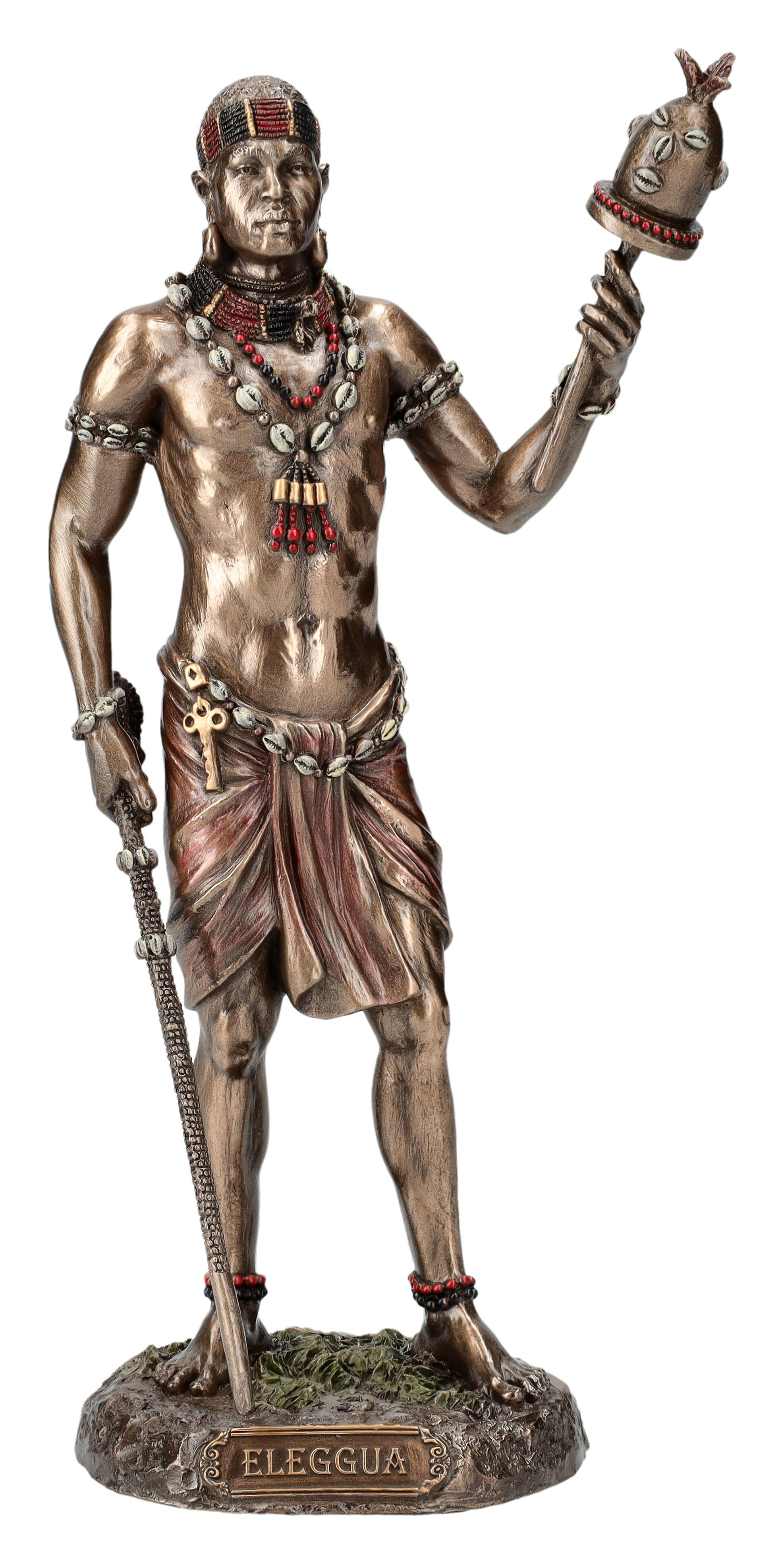 Dekofigur Eleggua Figur - Eshu Yoruba Gott - Veronese Götterfigur Dekoration