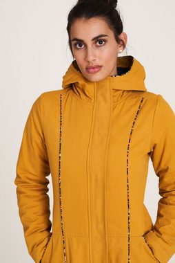 Tranquillo Outdoorjacke Damen warmer Twillmantel mit Kapuze