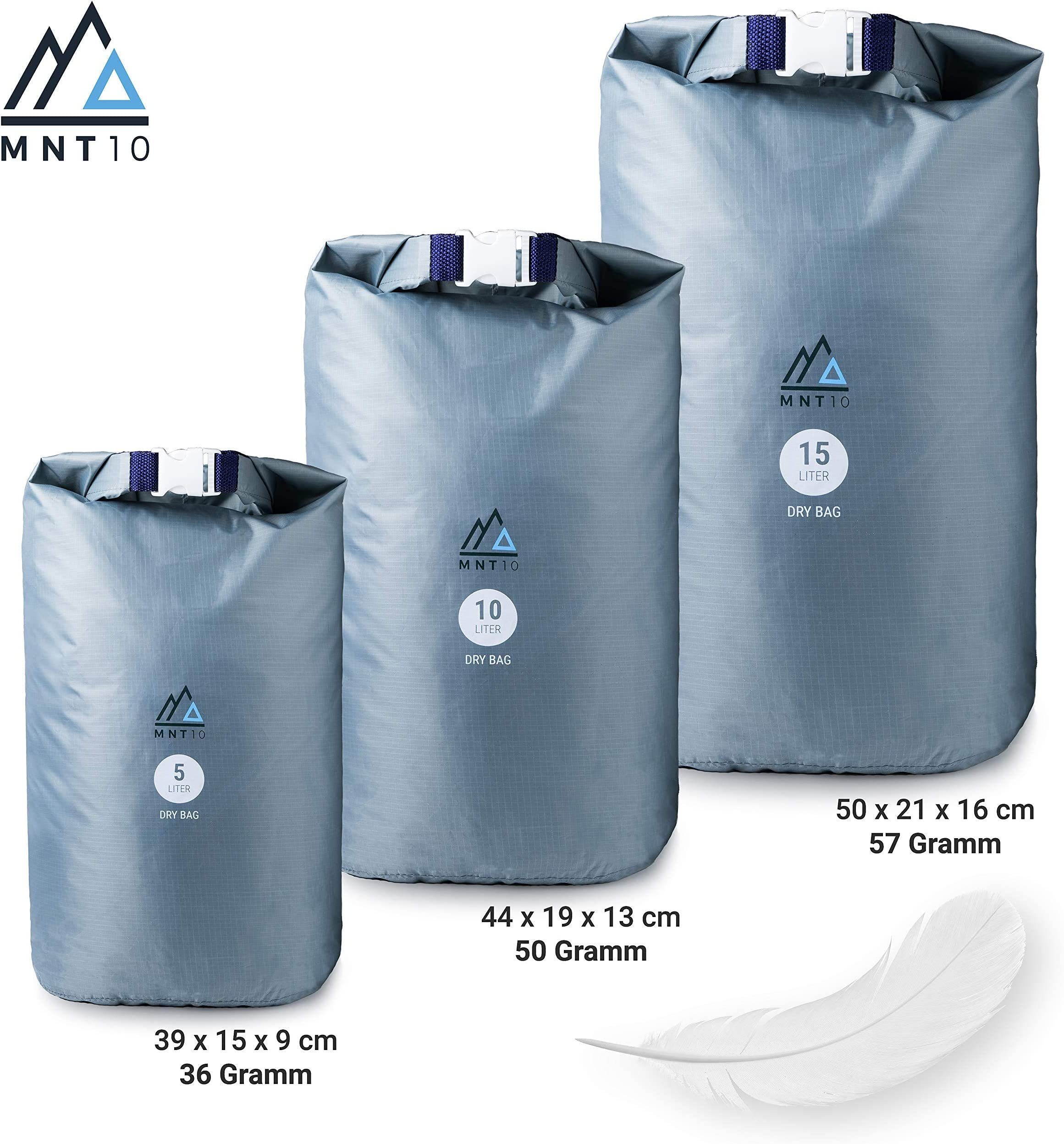 MNT10 Sporttasche Dry Bag I Camping leicht und Outdoor, Für widerstandsfähig & Tasche Trockenbeutel Ultra-Light und I Reisen Wasserfeste Outdoor