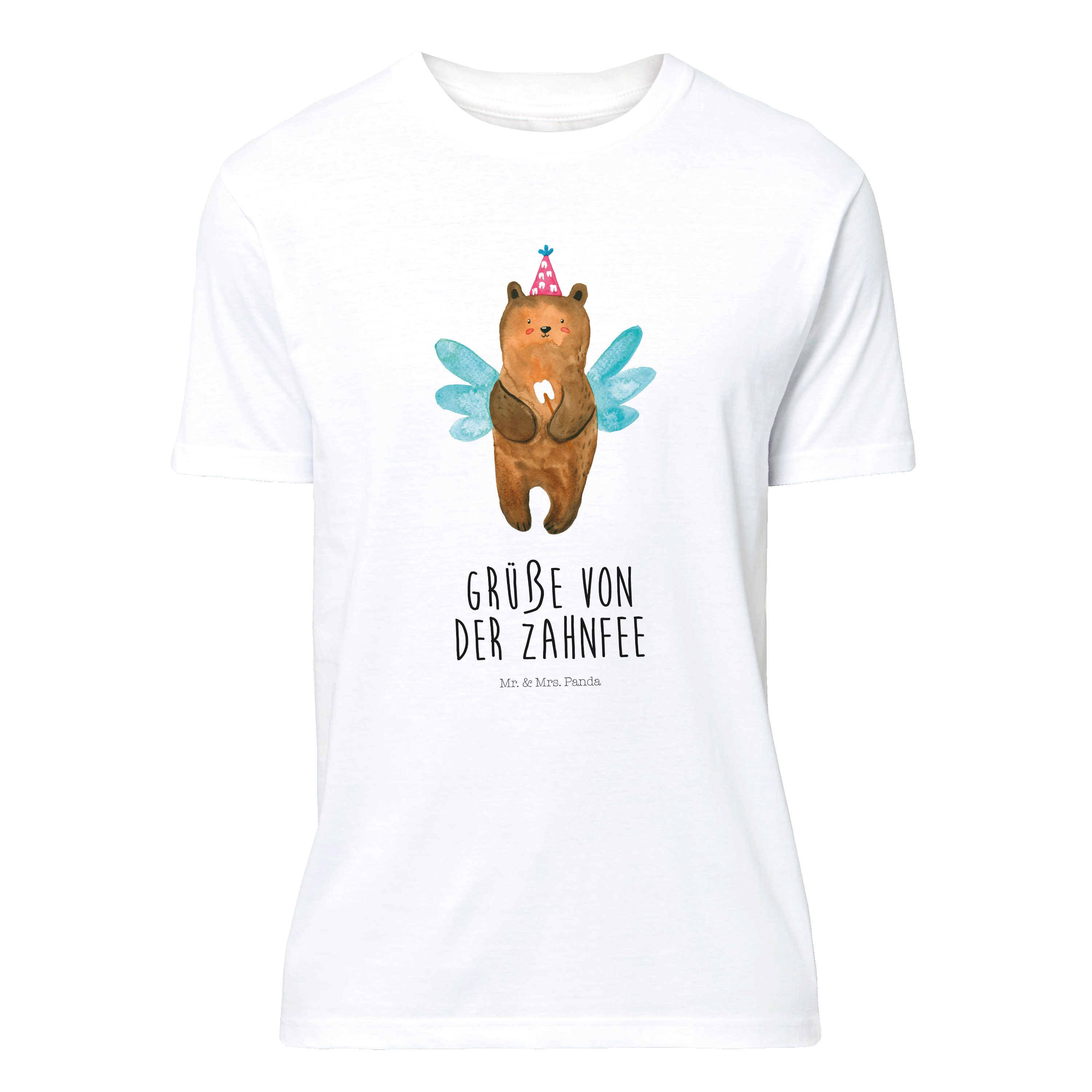 T-Shirt Zahnfee Bär - Weiß - Shirt, T-Shirt