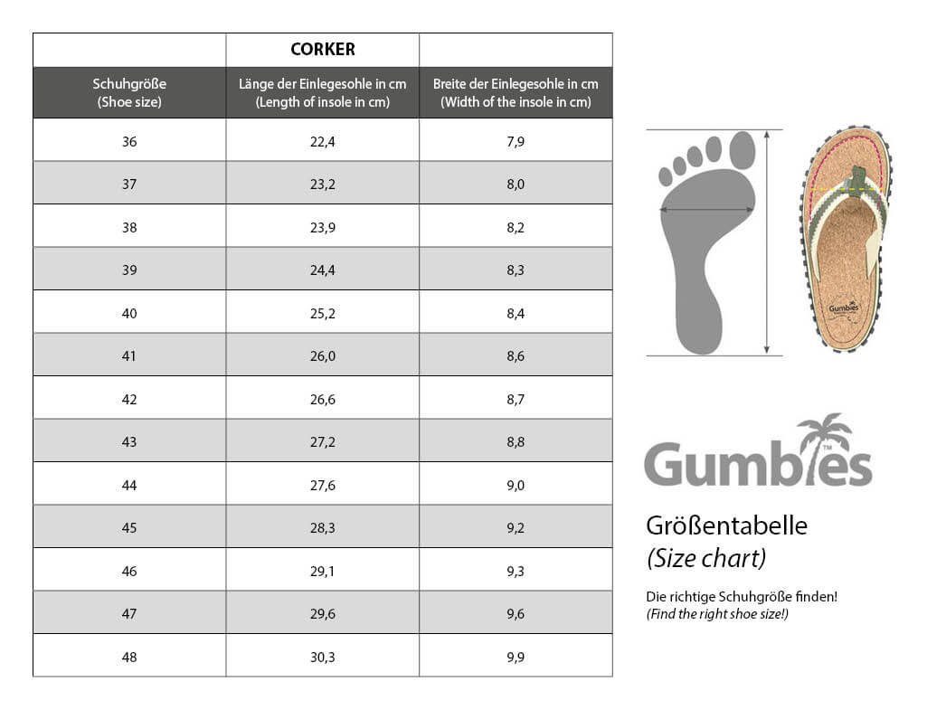 Damen Gumbies Corker Zehentrenner Stilsicherer Zehentrenner khaki in für Hausschuh mit Korkfußbett