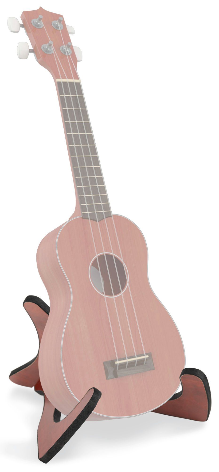 Classic Cantabile Musikinstrumentenständer Ständer aus Holz - Geeignet für Ukulele, Violine & Handtrommel, (HUS-20, 1-tlg., Kinderleichter Aufbau), auch als Tablet- & Buchständer verwendbar