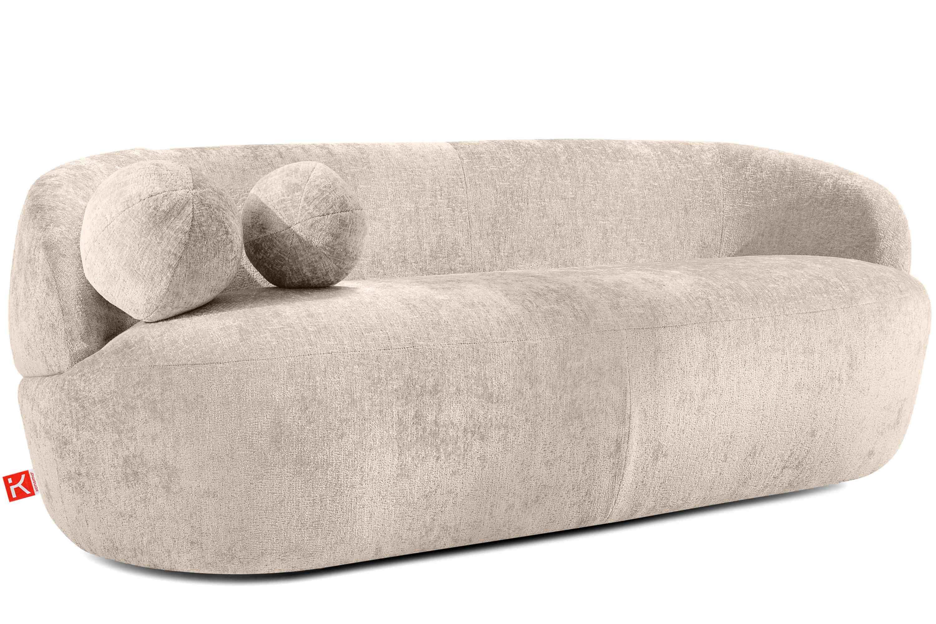 KONSIMO® 3-Sitzer NELUM Sofa, Modern, organische günstig online kaufen