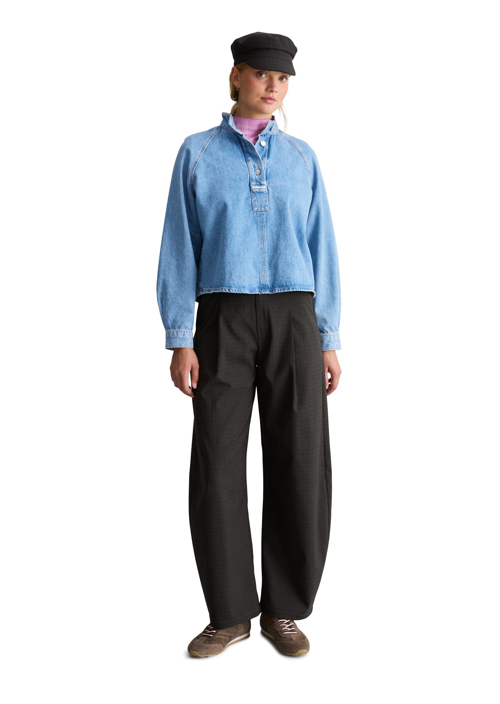 Marc O'Polo DENIM Jeansbluse aus reiner Bio-Baumwolle – Bild 5 von 5