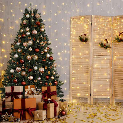 Salcar Künstlicher Weihnachtsbaum »PVC Künstlicher Weihnachtsbaum mit Metallständer Tannenbaum Baum Deko«, 210cm mit 1022 Spitzen