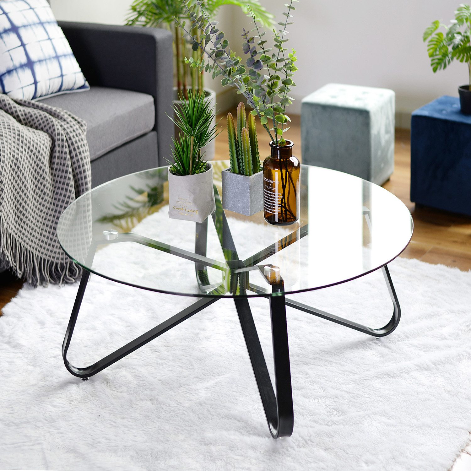 Fanttik Couchtisch Beistelltisch, wohnzimmertisch für couch, günstig online kaufen