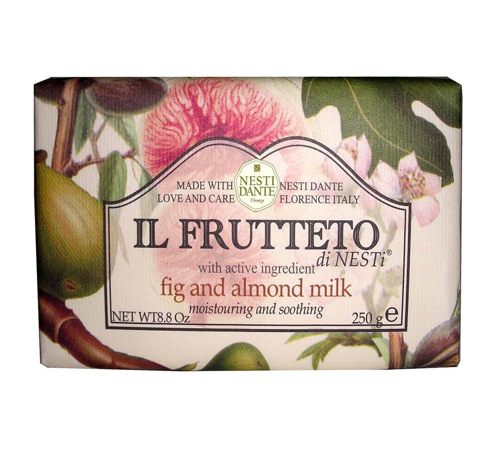 Nesti Dante Handseife Fig & Almond Milk, 1-tlg., Hand -und Körperseife mit feinem Duft 250 g