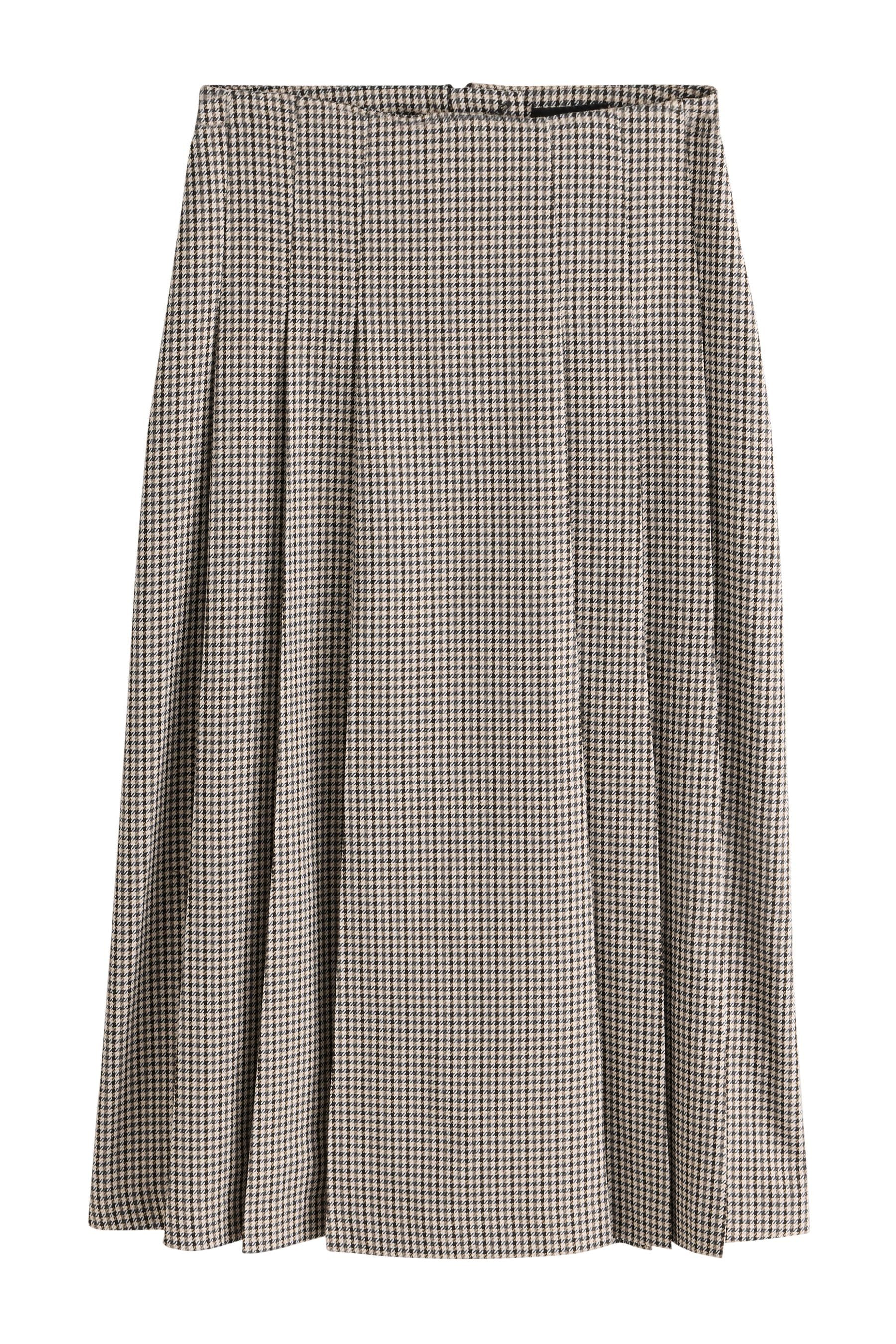 Next Midirock Midi-Kilt mit Hahnentrittmuster (1-tlg)