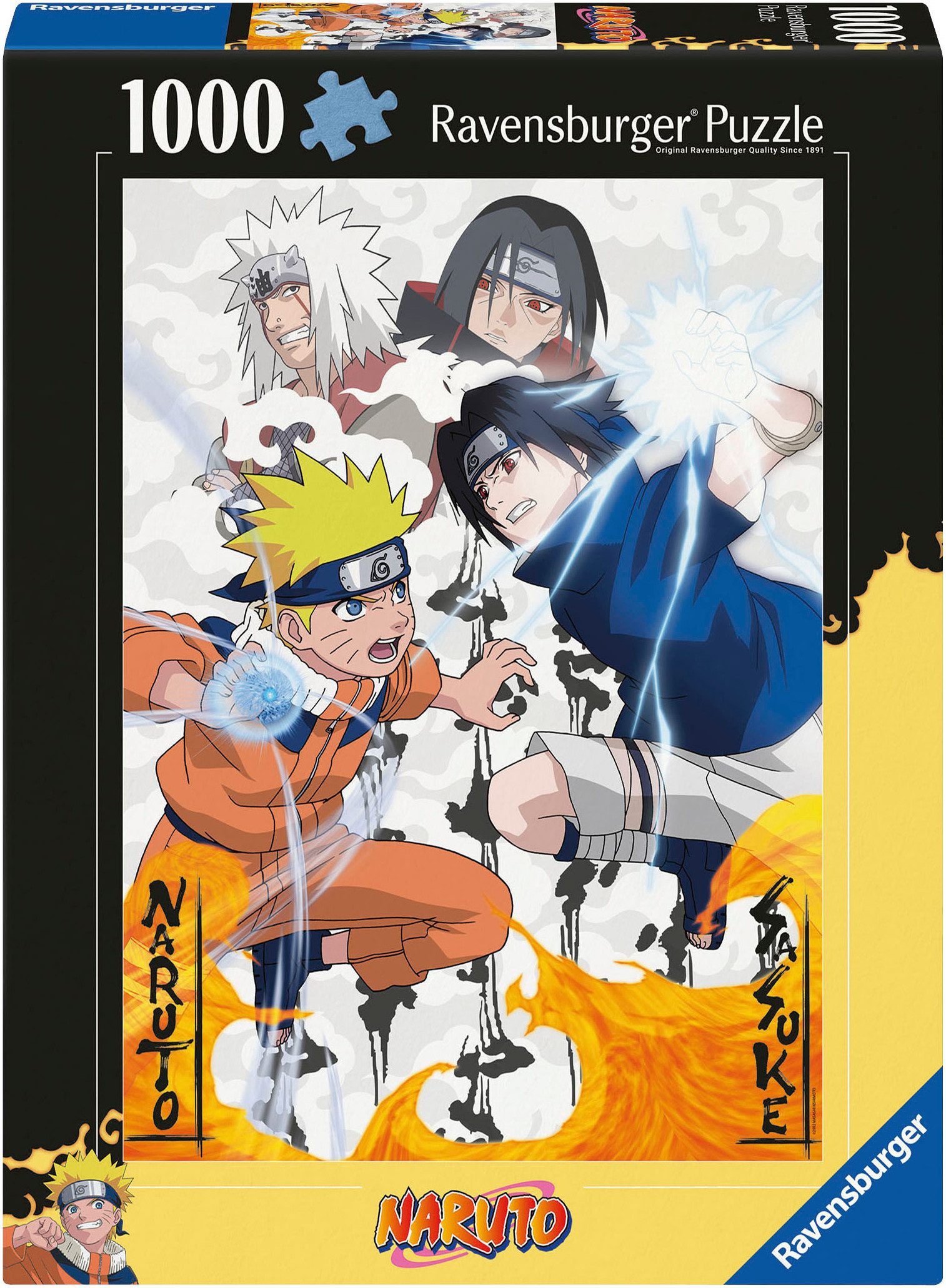 Ravensburger Puzzle Naruto vs. Sasuke, 1000 Puzzleteile, Made in Germany günstig online kaufen