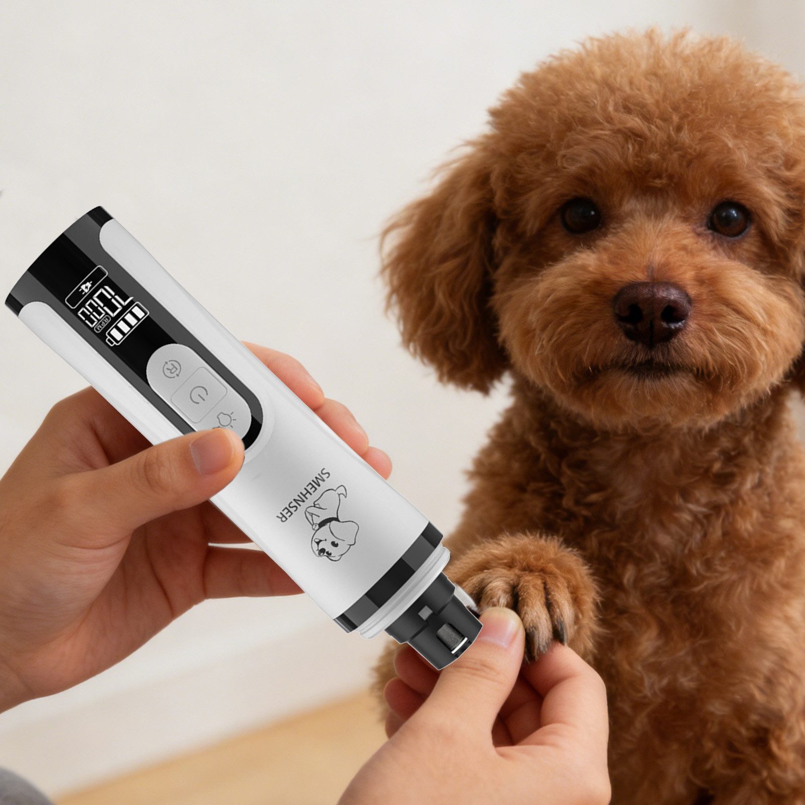 REDOM Krallenschleifer Haustier-Nagelschleifer Krallentrimmer mit LED-Leuch günstig online kaufen