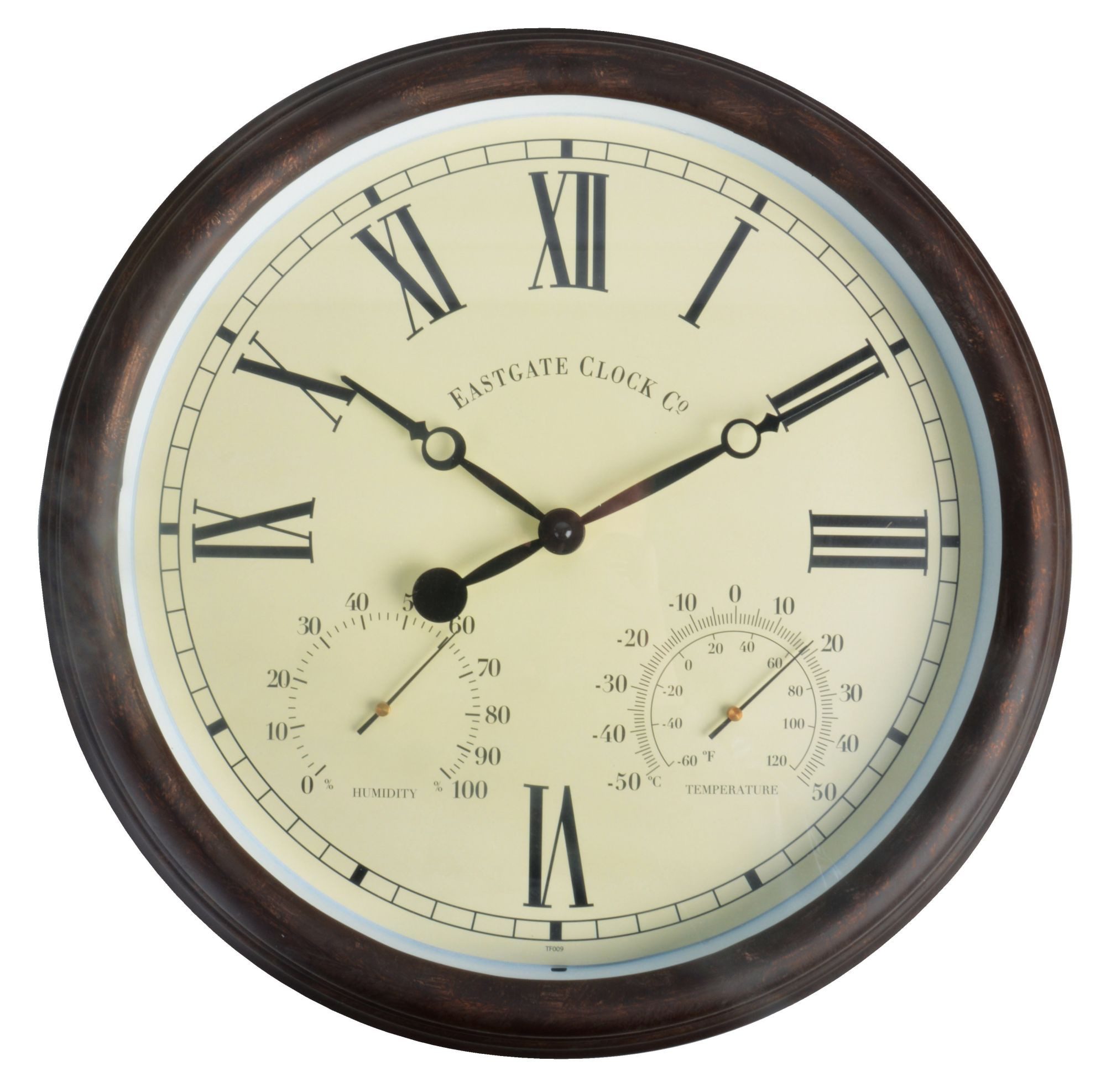 esschert design Wanduhr (Aus Weichstahl, PVC, günstig online kaufen