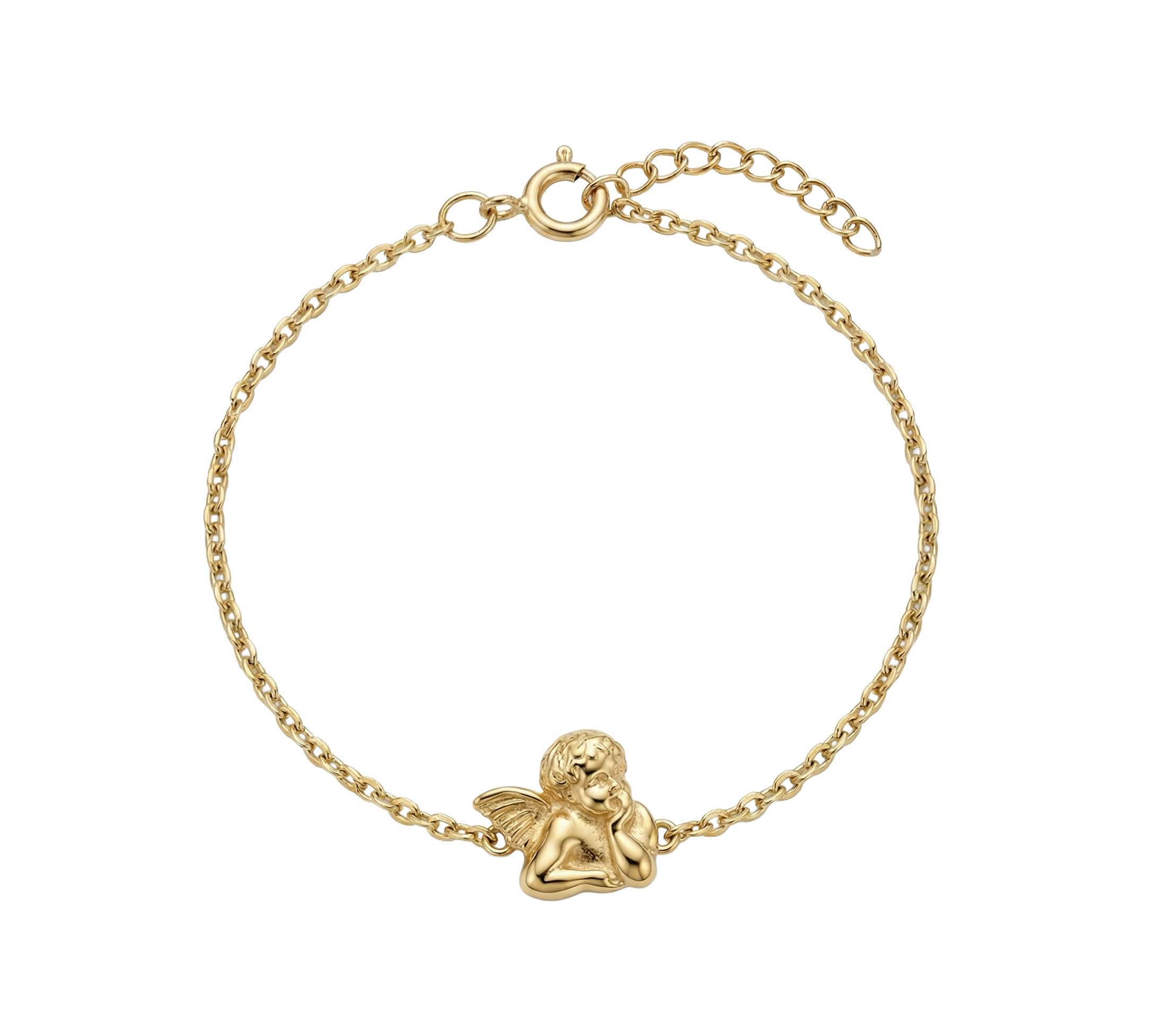 Suzan Gold Goldarmband Suzan Gold® 375 Echtgold Armband mit Engel Anhänger günstig online kaufen