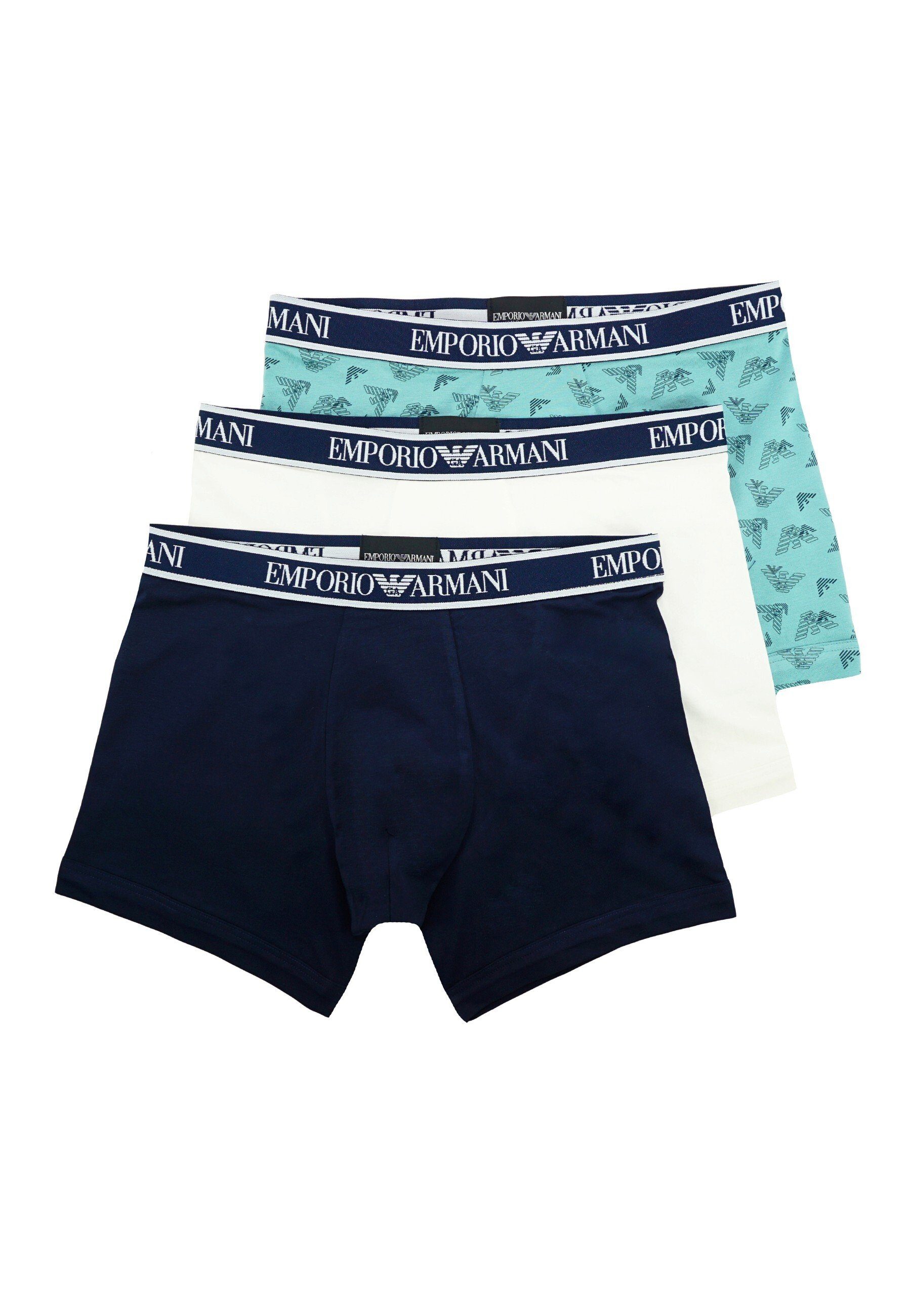Knit Armani Emporio Pack Boxershorts Shorts 3 Boxer (3-St)