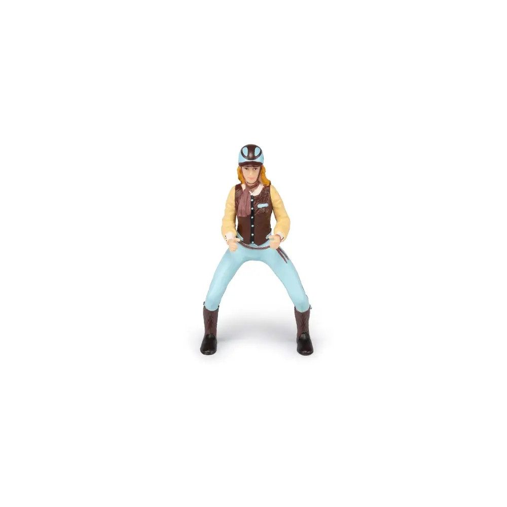 papo Actionfigur Papo 52009 Reiterin fashion blau