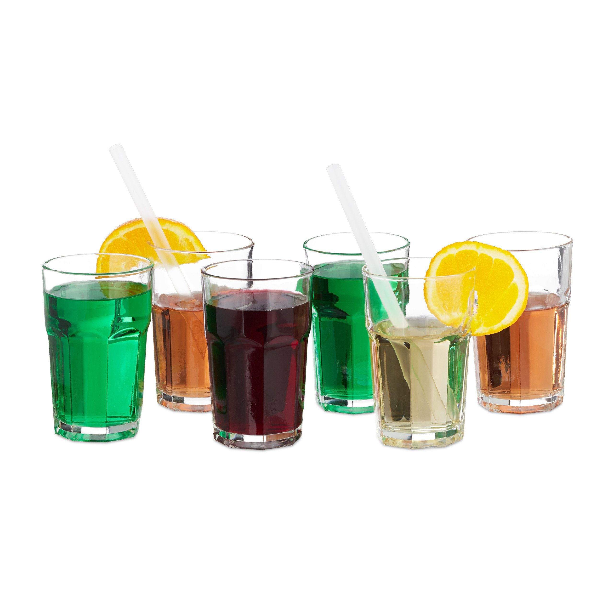 Glas Trinkgläser 6er Set