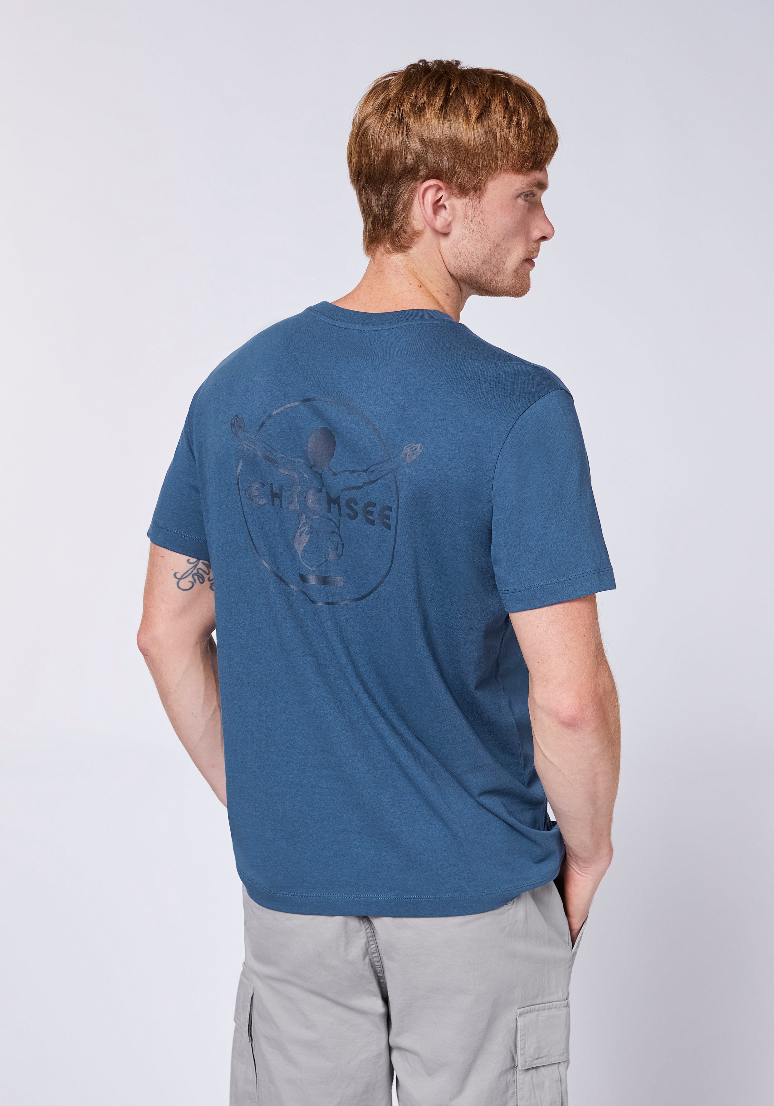 Chiemsee Print-Shirt - mit tonalem Logo Rückenprint
