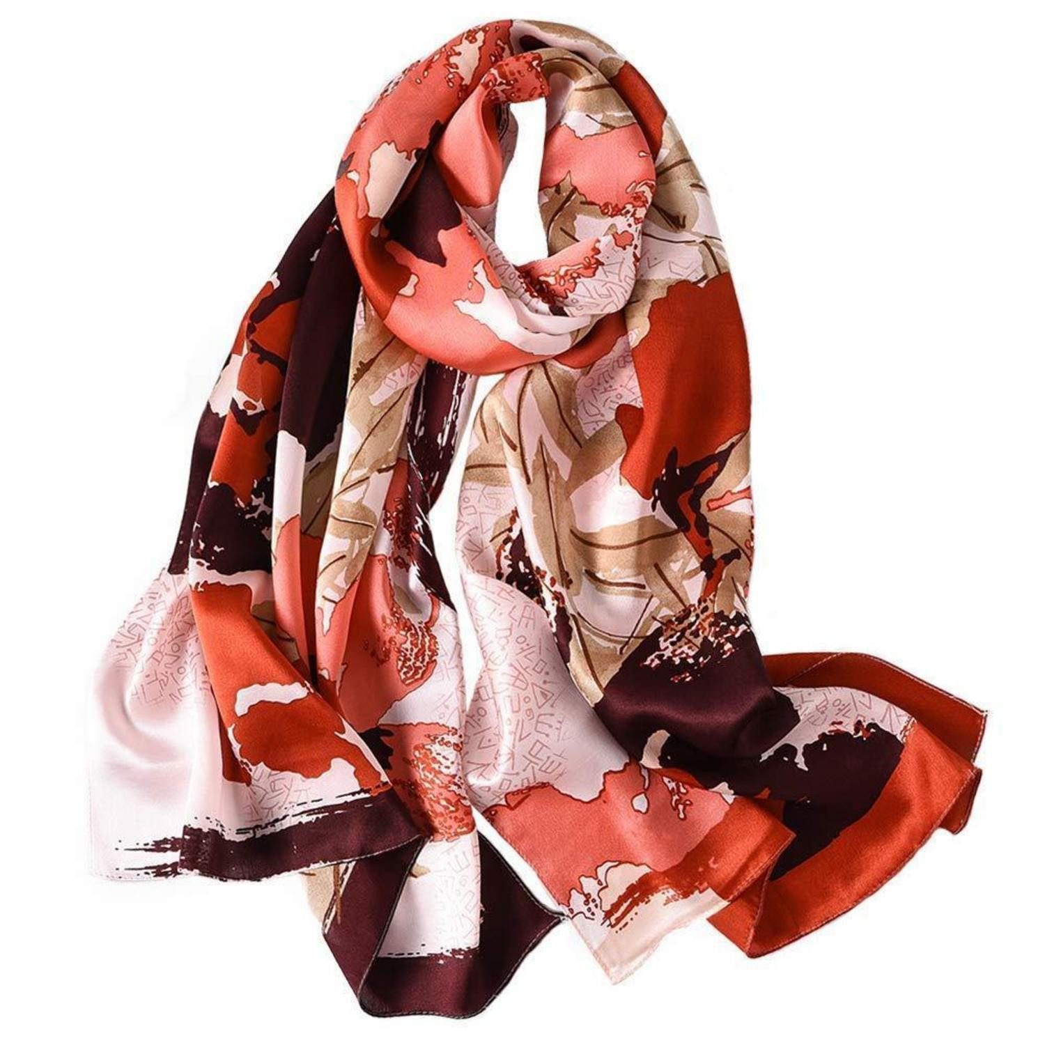 LuxusKollektion Seidenschal Seidenschal Damen 100% Seide, (1-St)