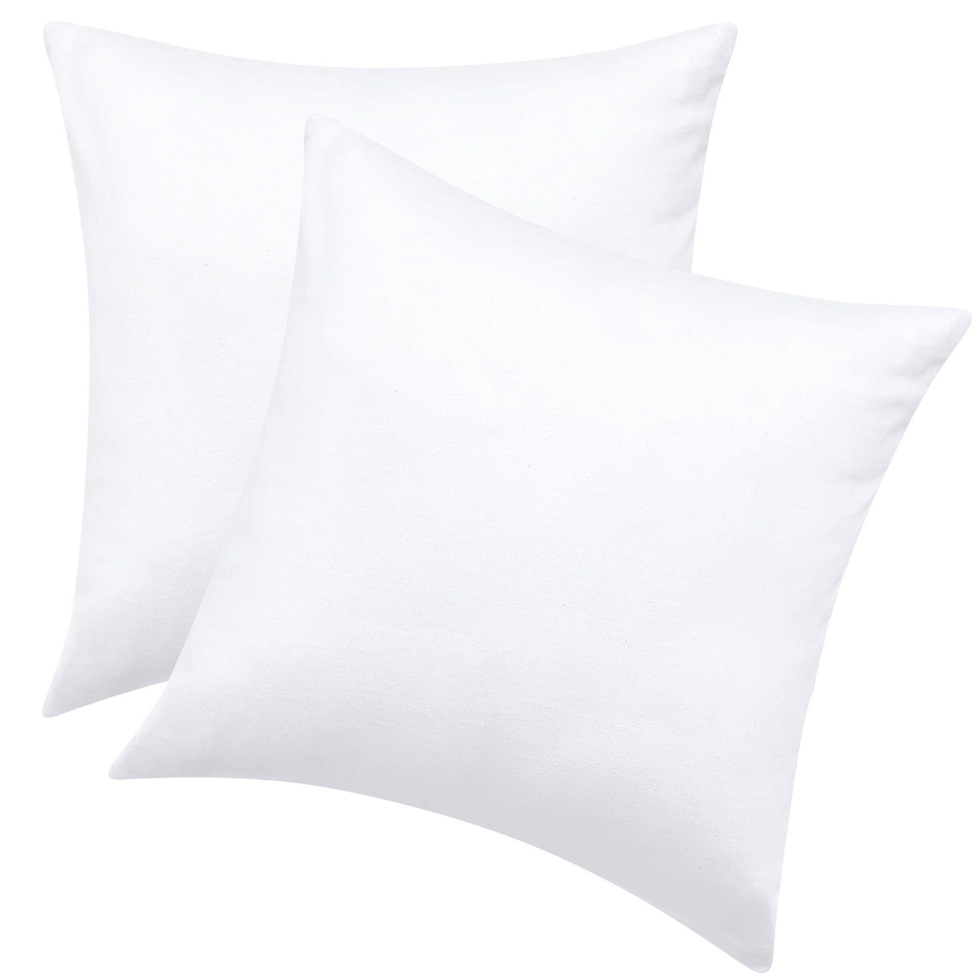 Pataya Kissenbezug 100% Baumwolle, weiche Kopfkissenbezug, Kissenhülle, Kissenbezüge, (2 Stück), Weich und Atmungsaktiv, Jersey, 140 g/m²