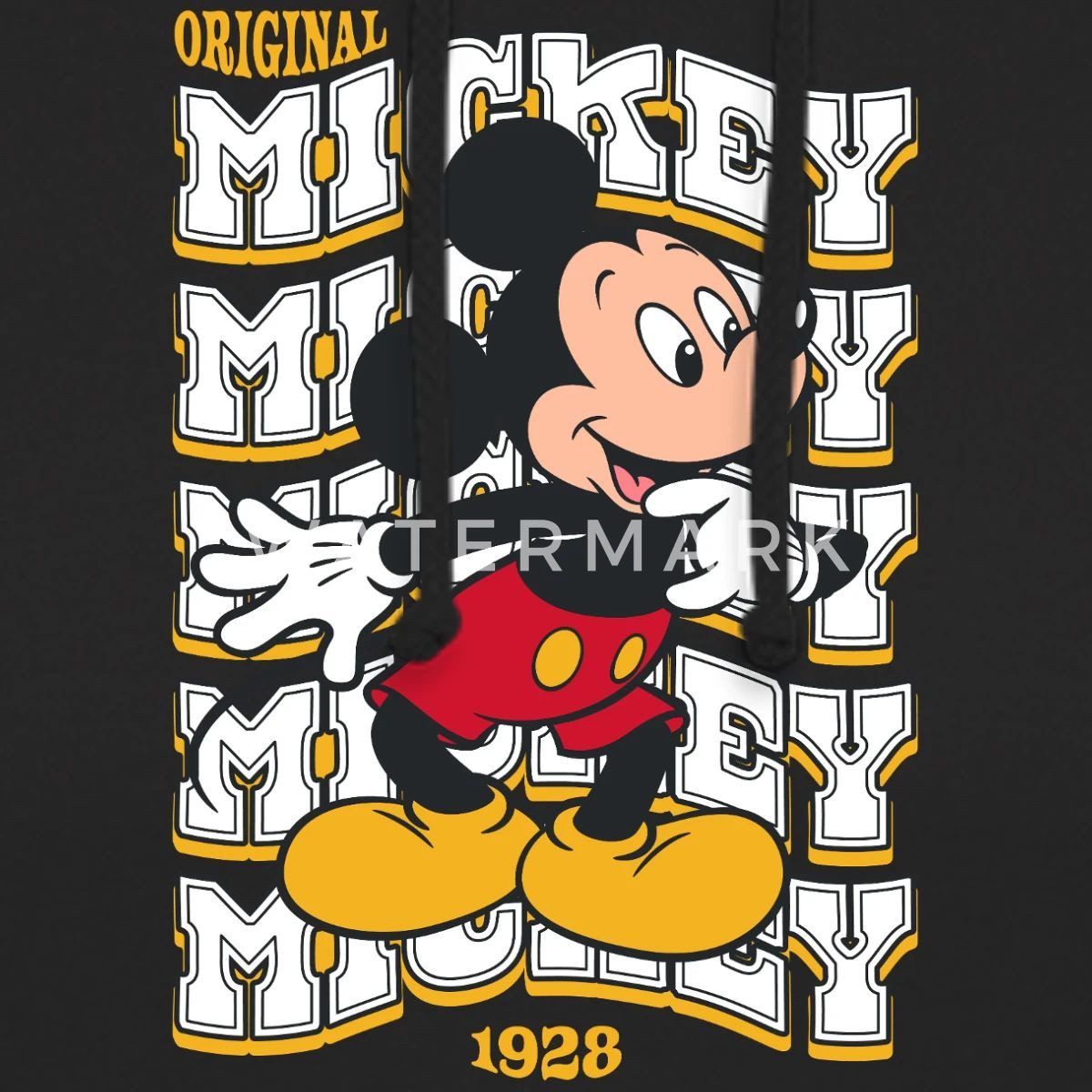 Spreadshirt Hoodie Mickey & Minnie Mickey Mouse Original 1928 Unisex Hoodie (1-tlg)