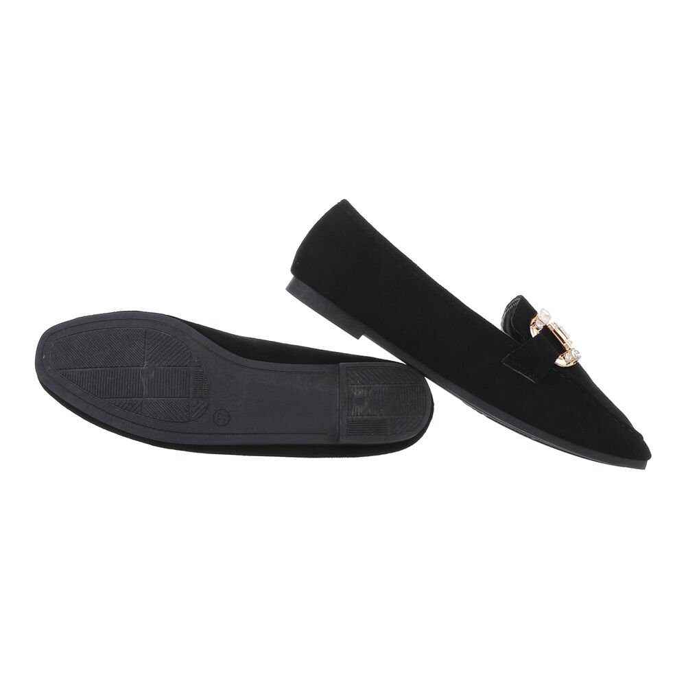 Ital-Design Damen Mokassins Freizeit Slipper Blockabsatz günstig online kaufen
