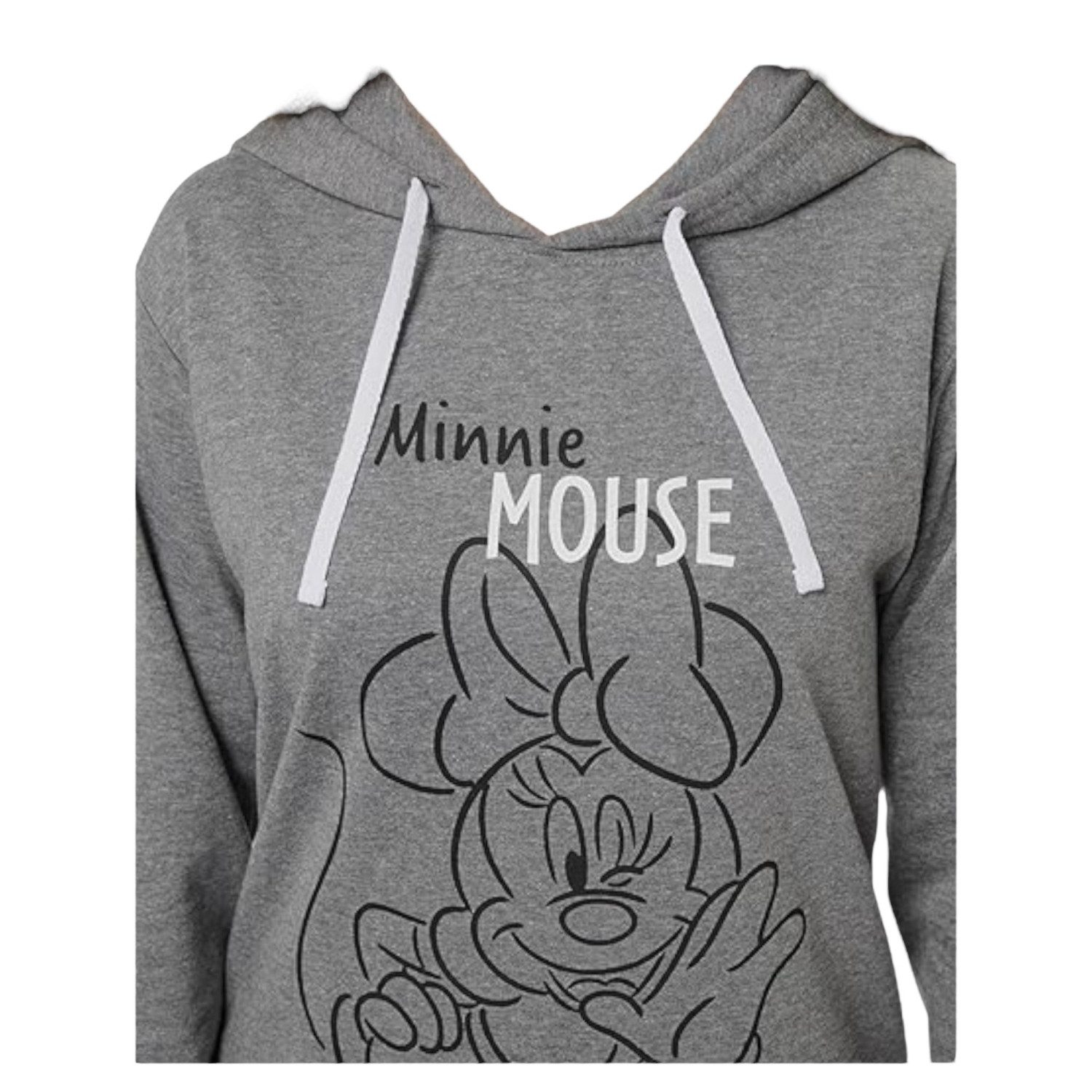 United Labels® Kapuzenpullover Minnie Mouse Kapuzenpullover lang - Sweatkle günstig online kaufen