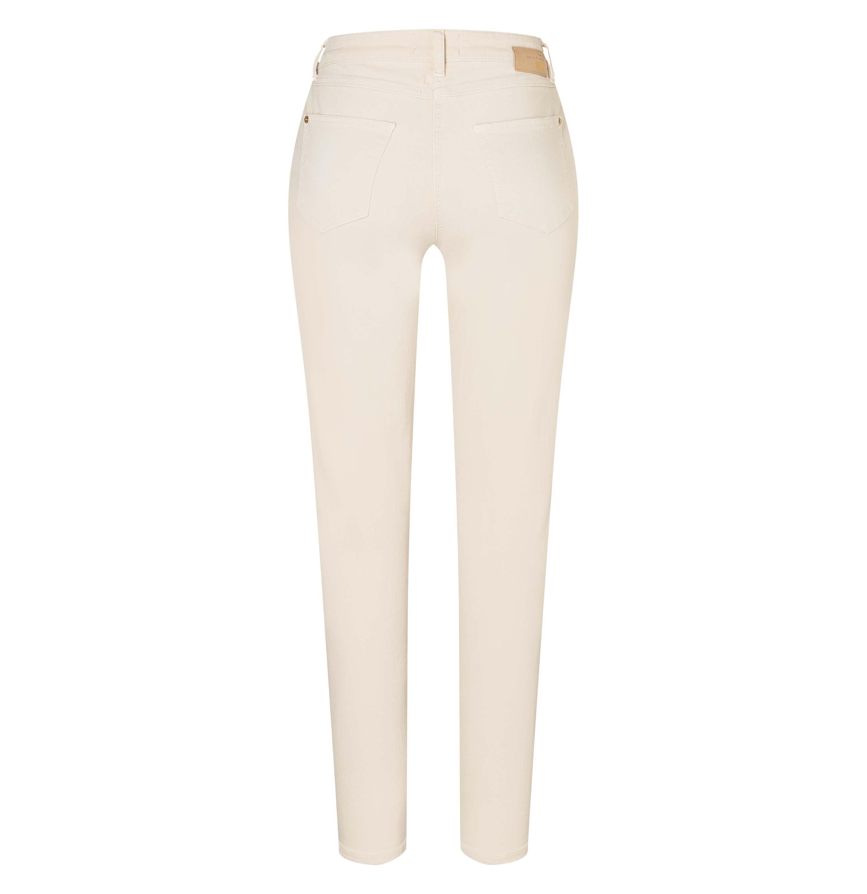 MEL weiß white vintage Stretch-Jeans 2620-00-0389 MAC MAC SYLVIE - 020W MEIS