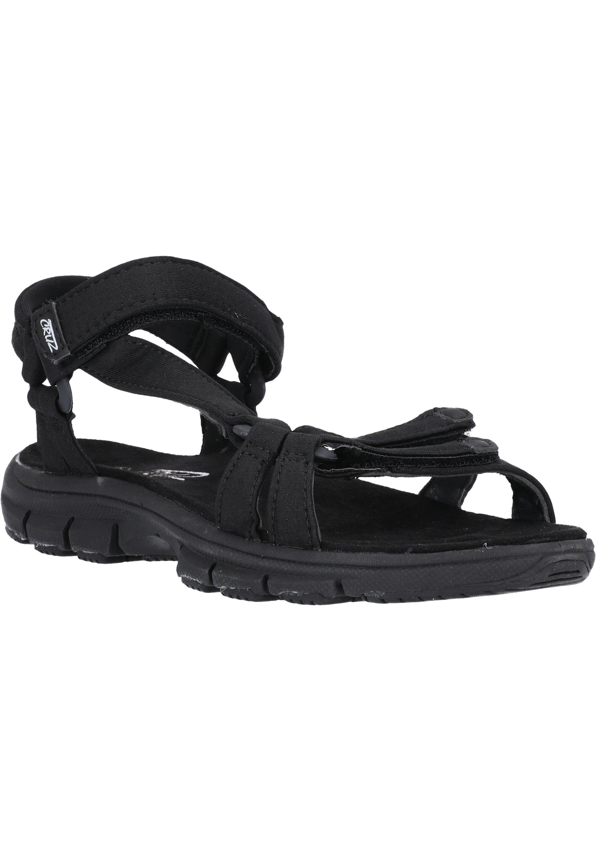 CRUZ Bernao Sandale mit rutschfestem schwarz-schwarz Allwetterprofil