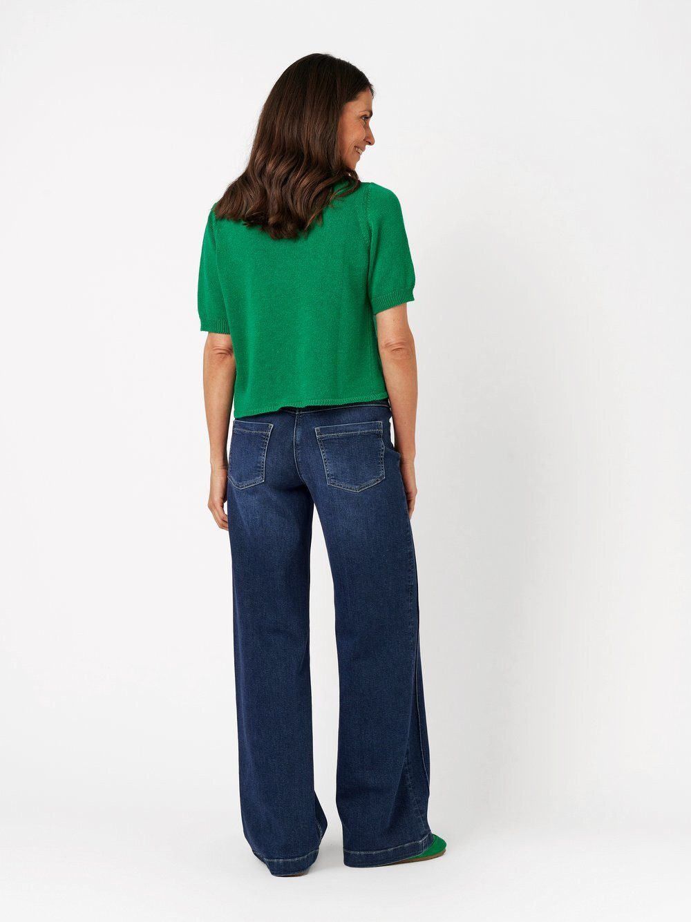 TONI Bootcut-Jeans Ella Wide mit Teilungsnähten