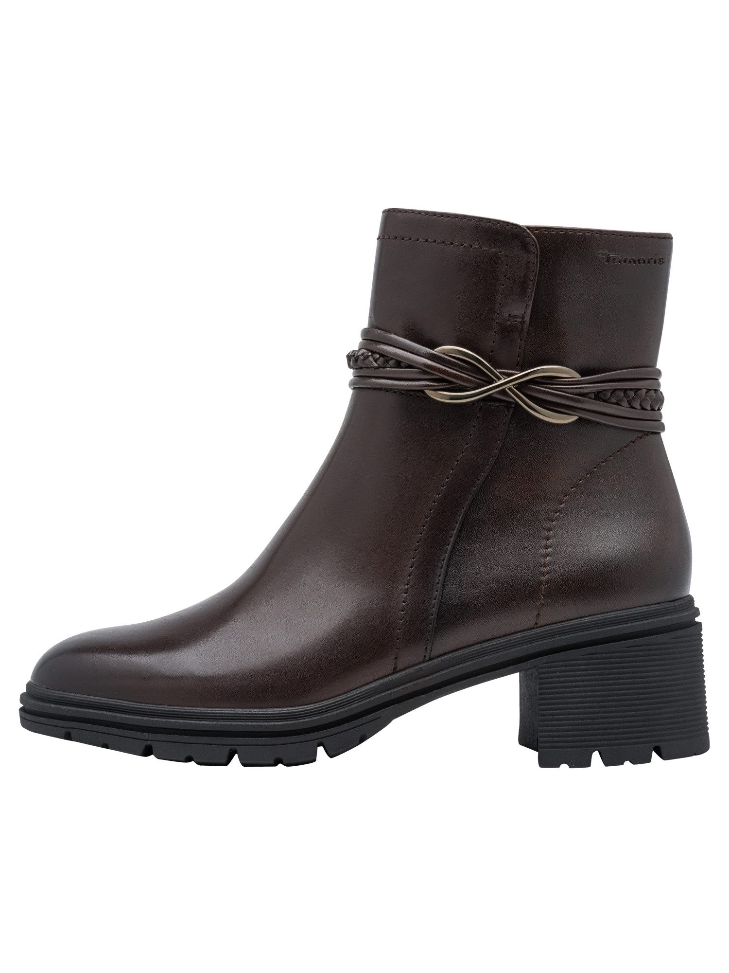 Tamaris TOUCH-IT mit Blockabsatz Blockabsatz 1-25492-47 Stiefelette TOUCH-IT – Bild 4 von 5