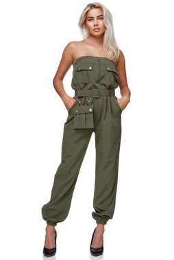 Rayshyne Jumpsuit RS-10 (Schulterfreies Overall Hosenanzug in Einheitsgröße)