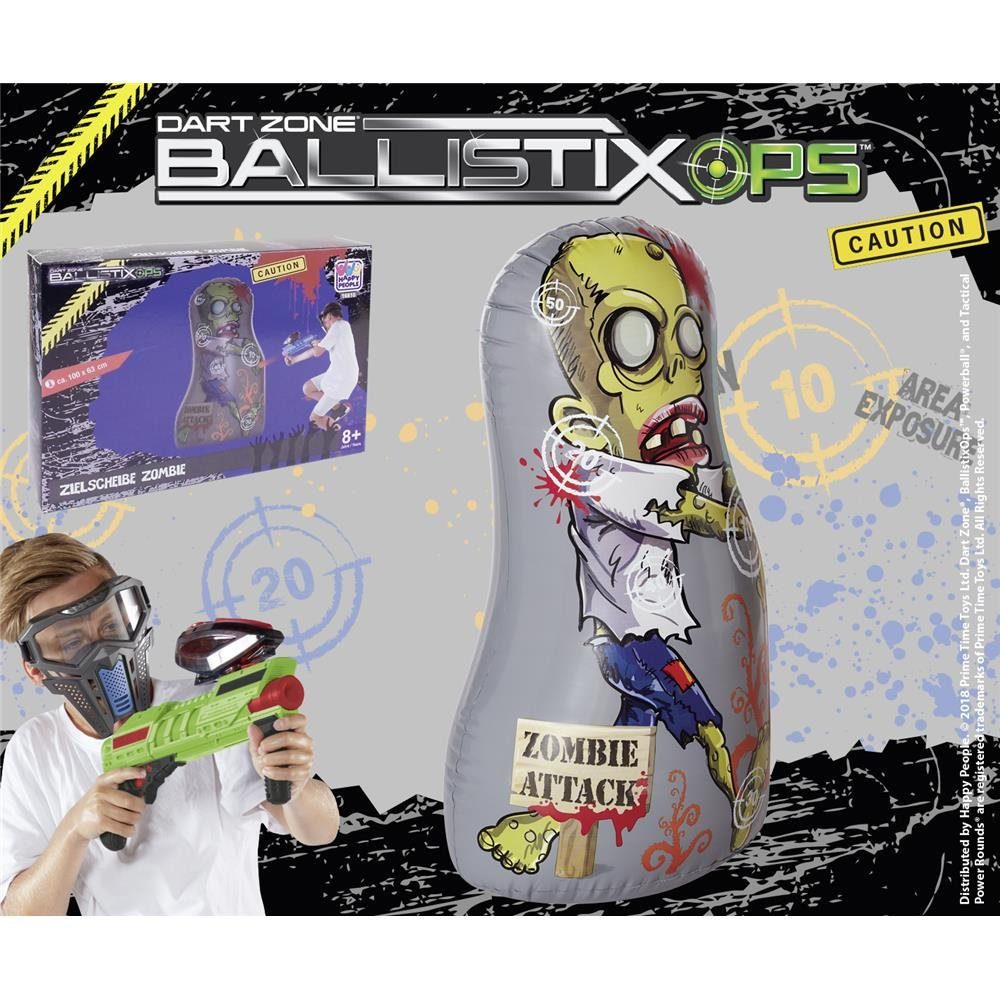 Happy People Zielscheibe »DartZone BALLISTIXOPS«, aufblasbare Zielscheibe  mit Zombieaufdruck, für Powerball Blaster Spielzeug Waffe Pistole Ziel  Zubehör, grau online kaufen | OTTO