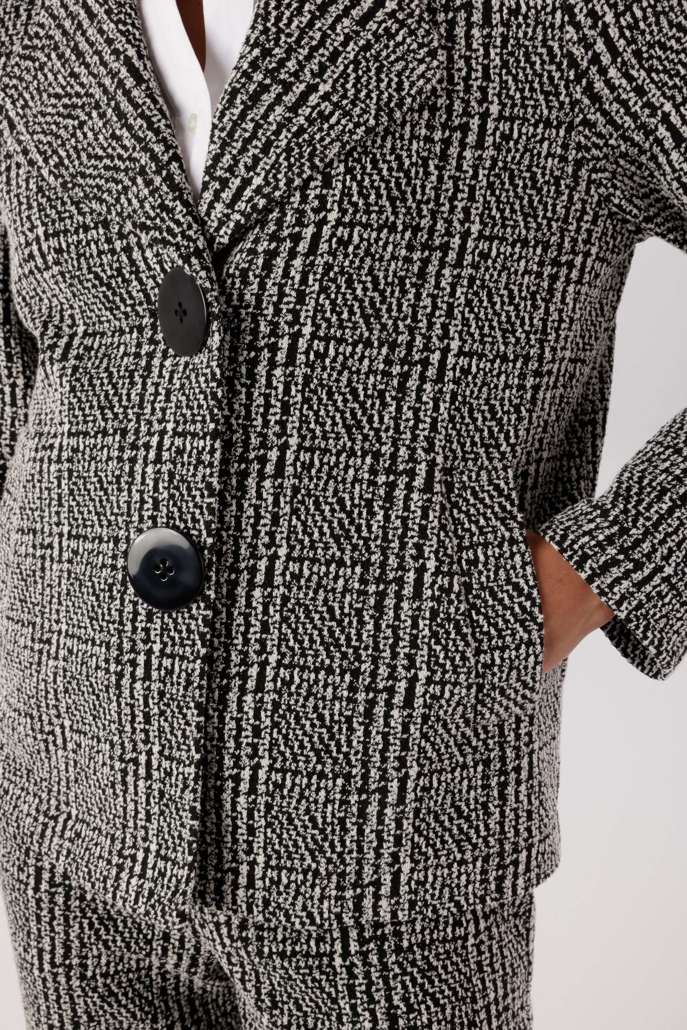 Aniston SELECTED Kurzblazer in moderner Kurzform und klassischem Karomuster - NEUE KOLLEKTION – Bild 3 von 5