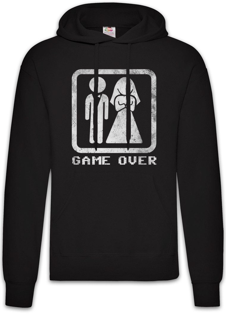 Hoodie Wedding Game Over Herren Hoodie Marriage Heyday Braut Bräutigam Cake